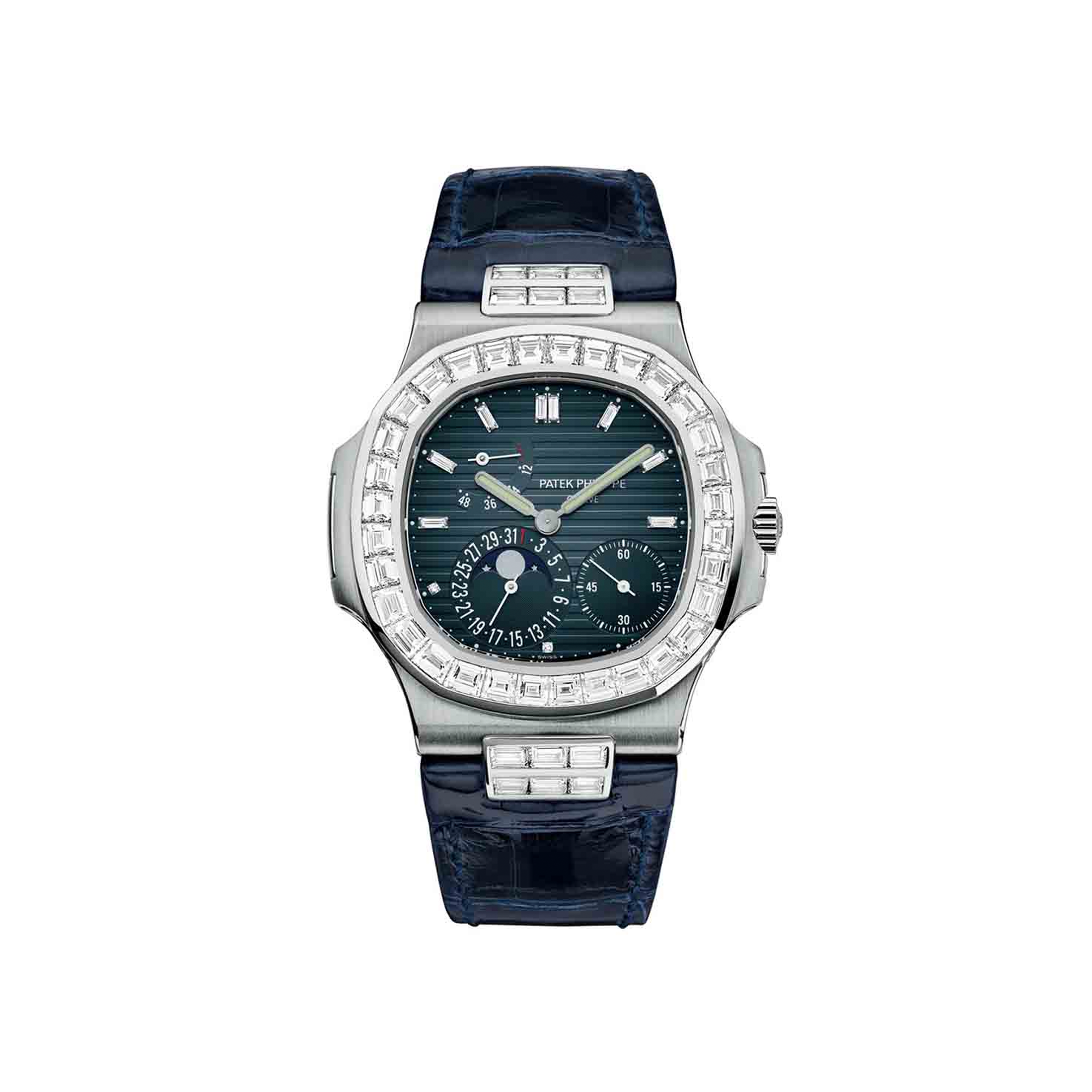 Patek Philippe Nautilus 5724G-001 Gemset Moonphase