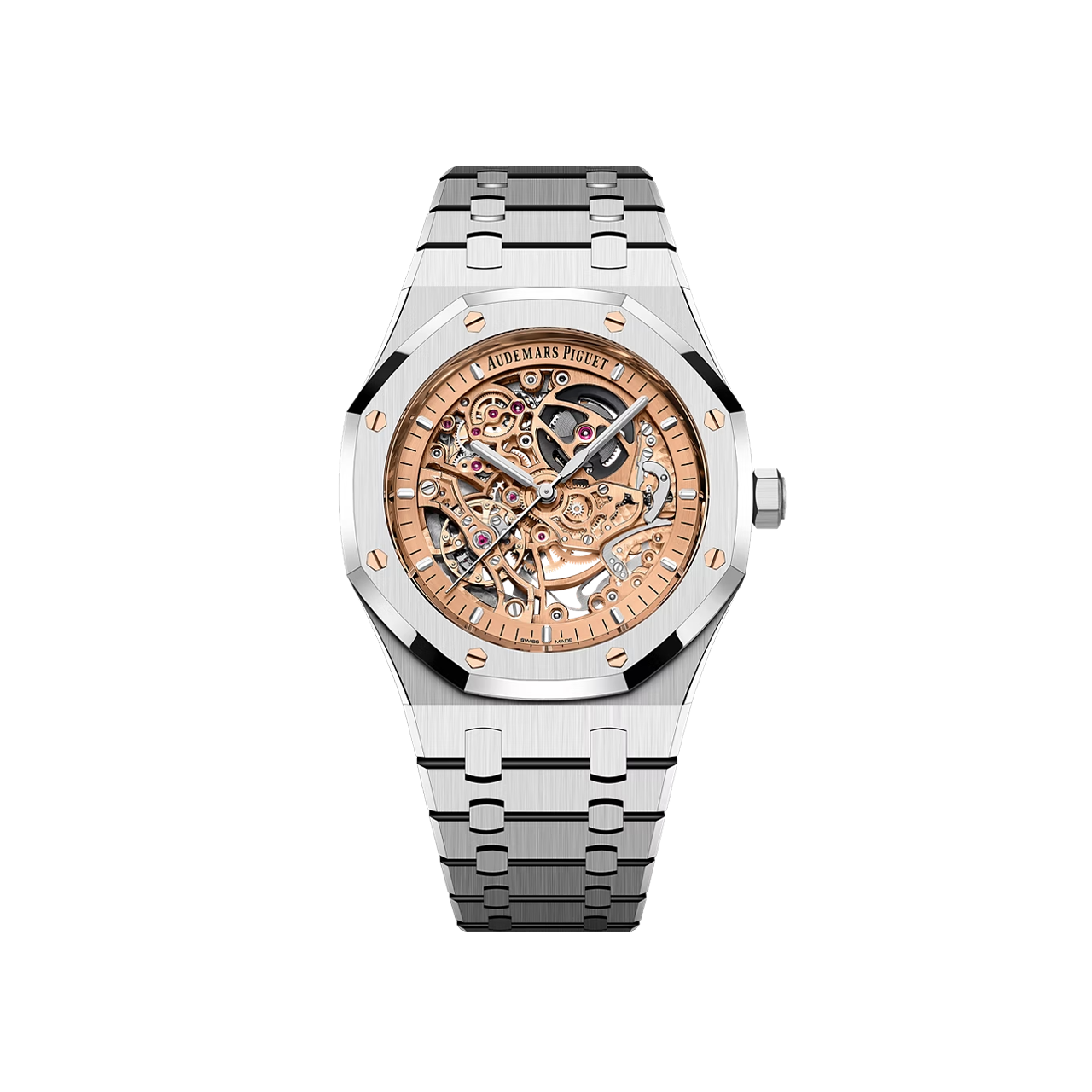 Audemars Piguet Royal Oak Double-Balance Wheel 15407ST Salmon Dial