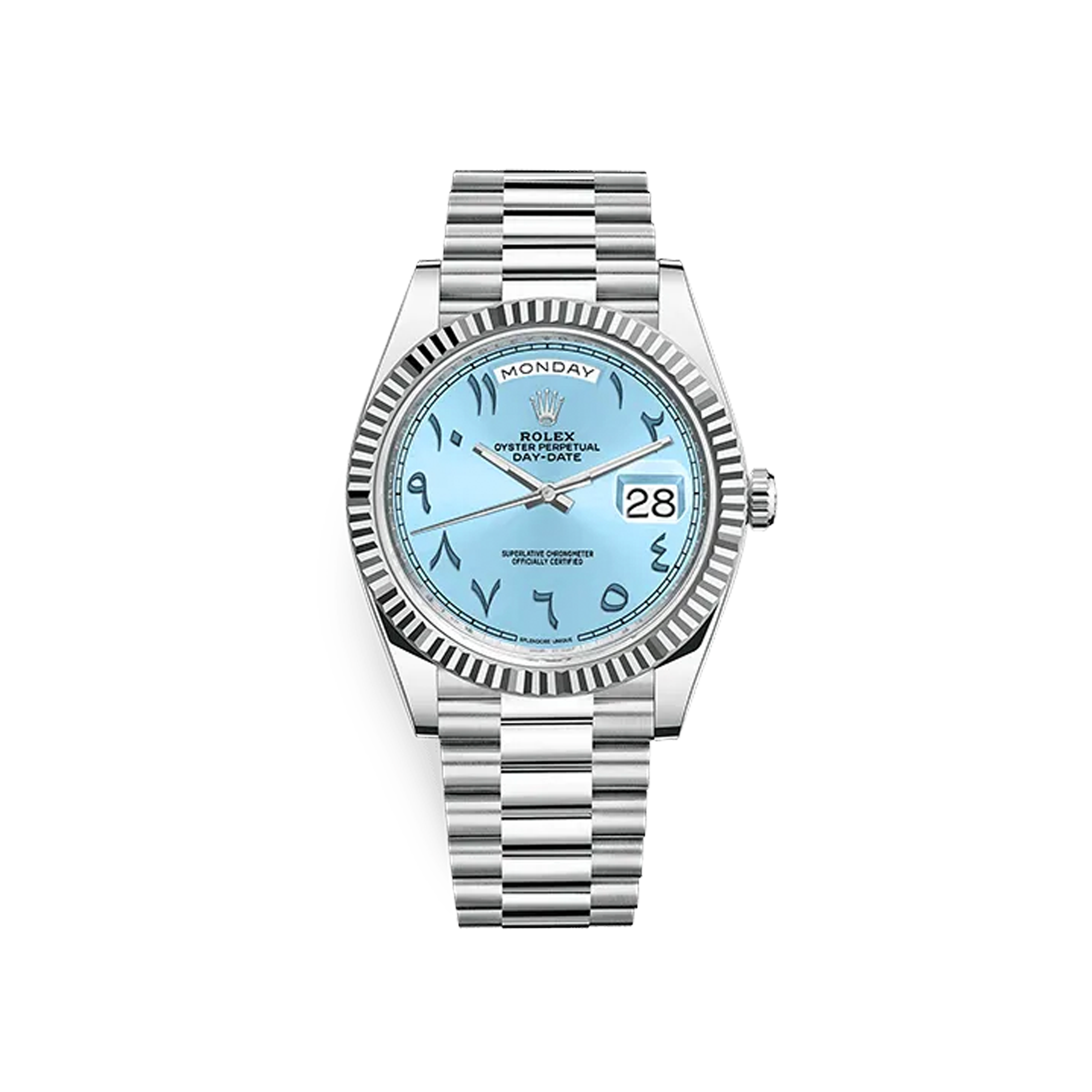 Rolex Day-Date 40 228236 Ice Blue Arabic Dial - 40mm