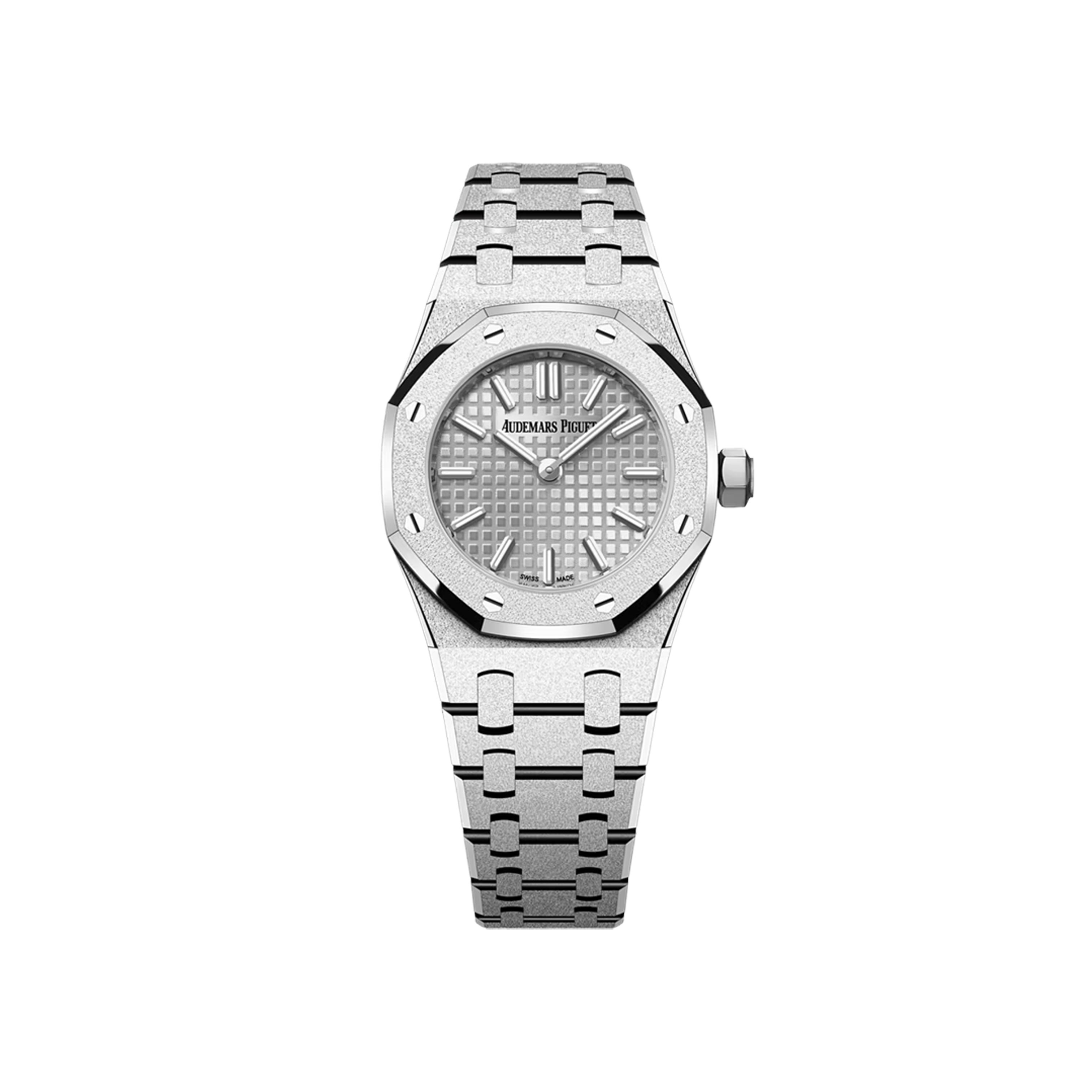 Audemars Piguet Mini Royal Oak 67630BC Frosted White Gold - 23mm