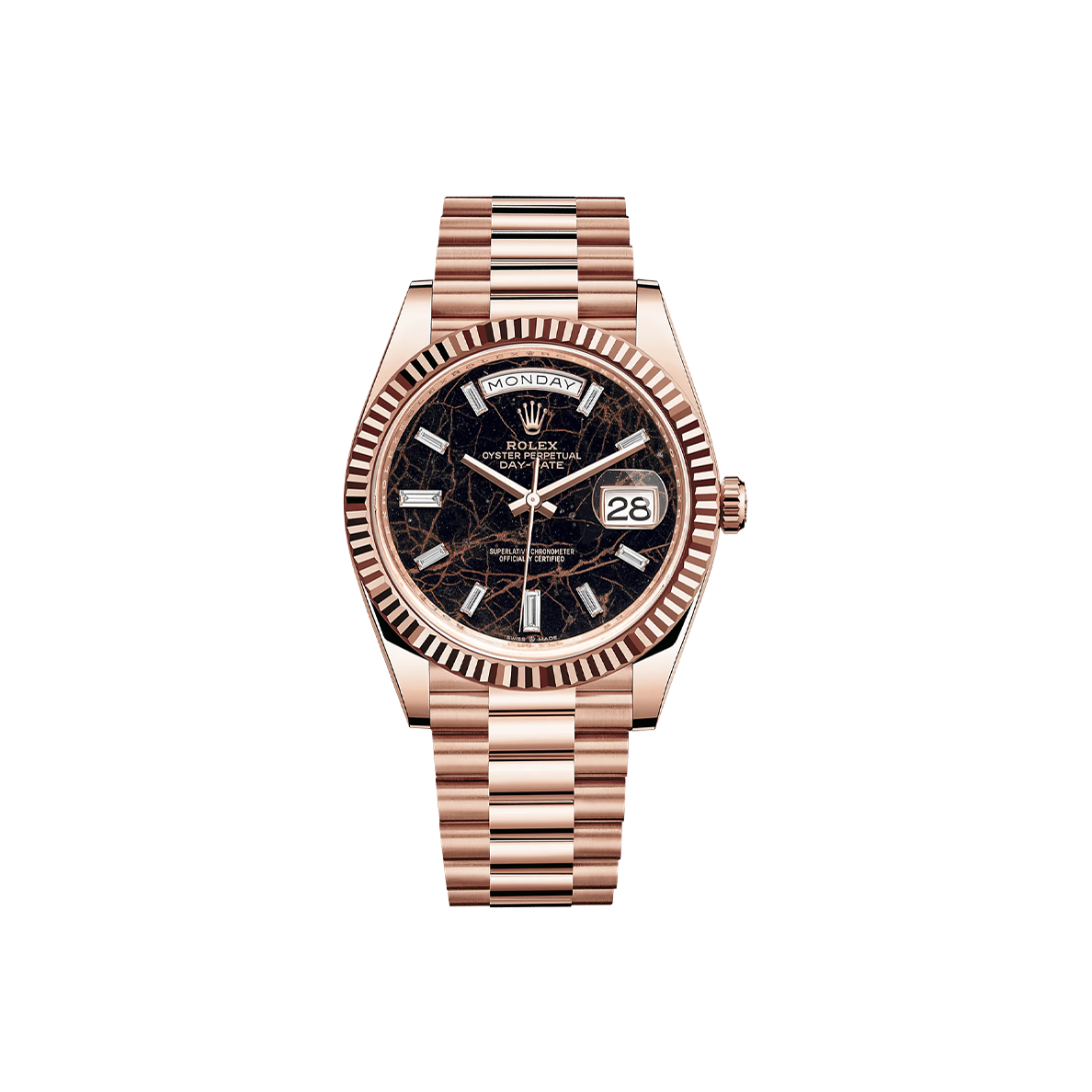 ROLEX DAY-DATE 228235 - EISENKIESEL DIAMOND DIAL | PRESIDENTIAL BRACELET