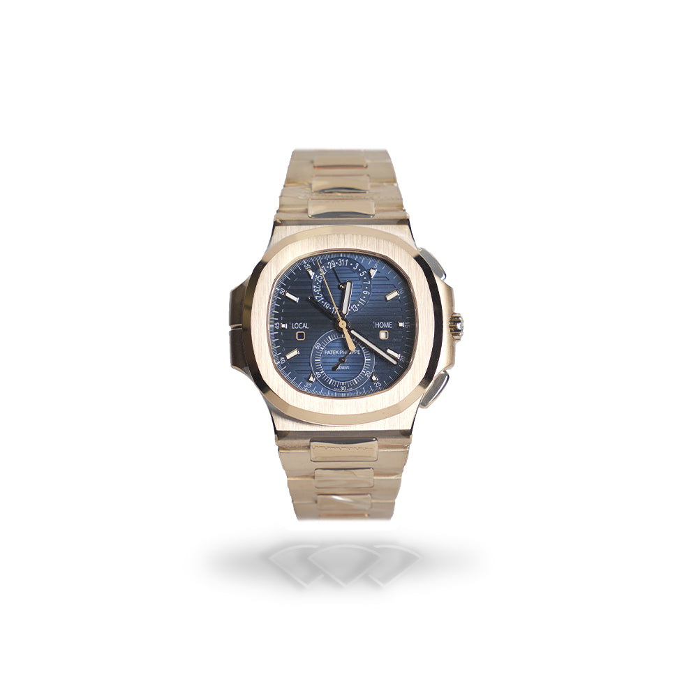 Patek nautilus travel on sale time