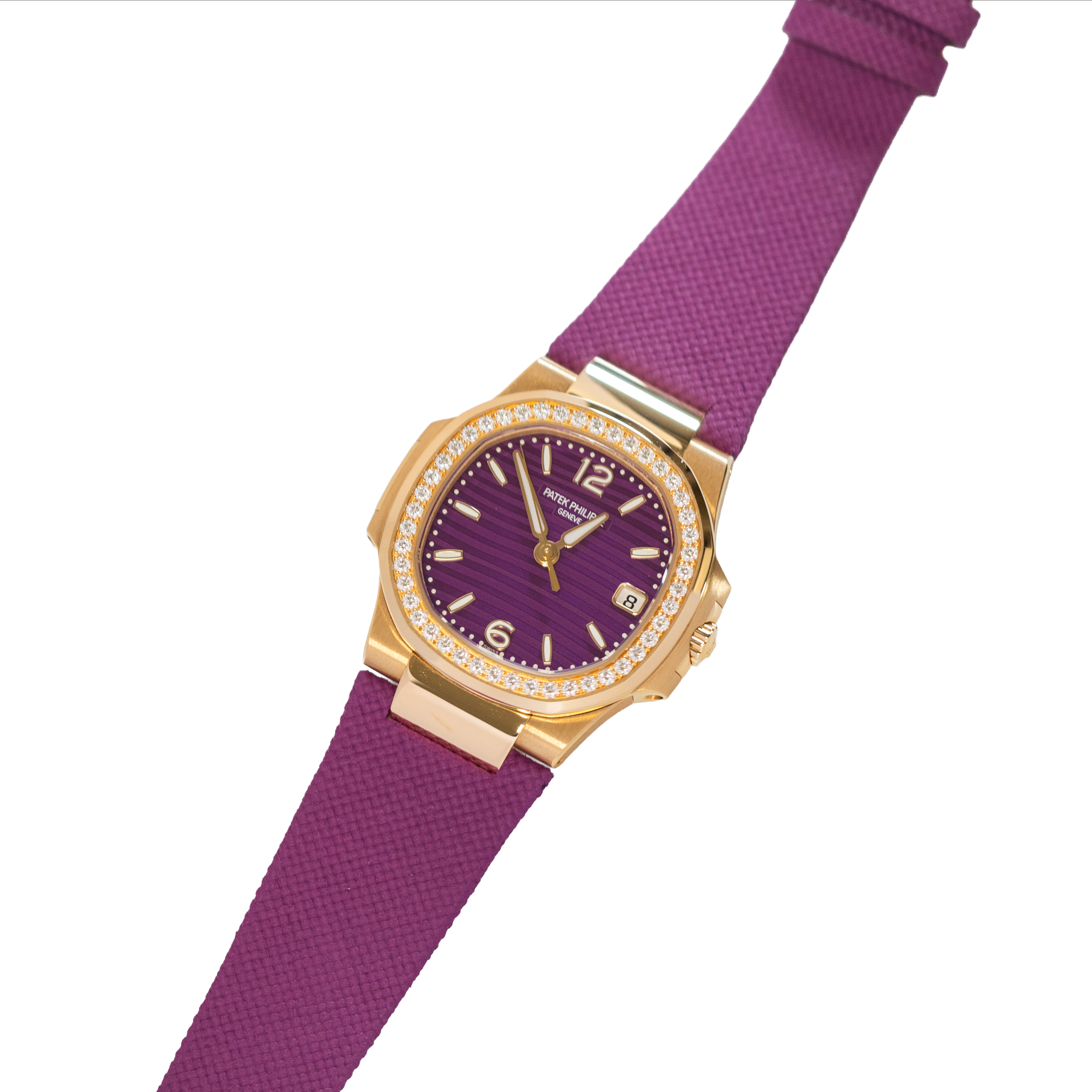 Patek Philippe Nautilus 7010R-013 Purple Dial & Strap