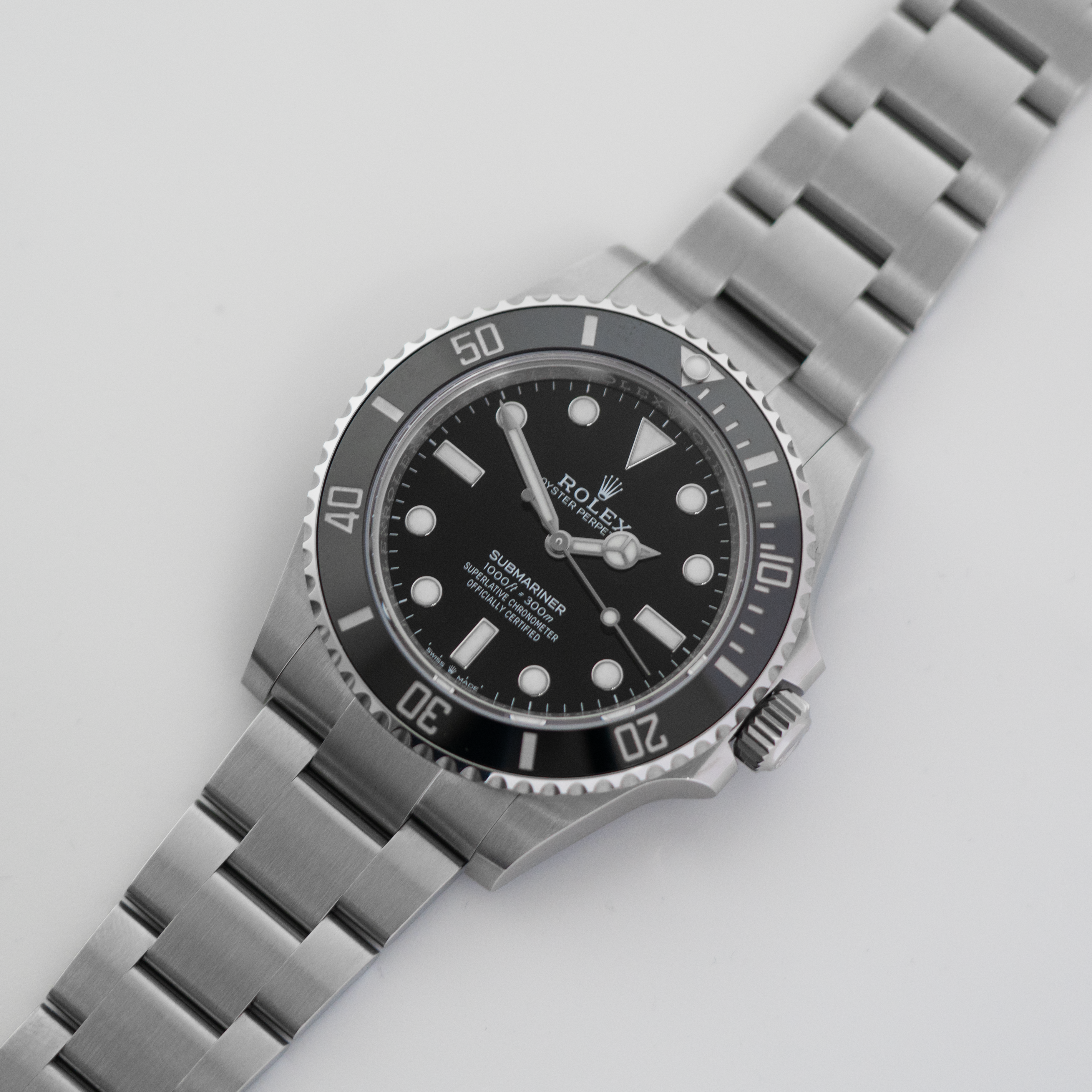 Rolex Submariner 'Non-Date' 124060 Oystersteel