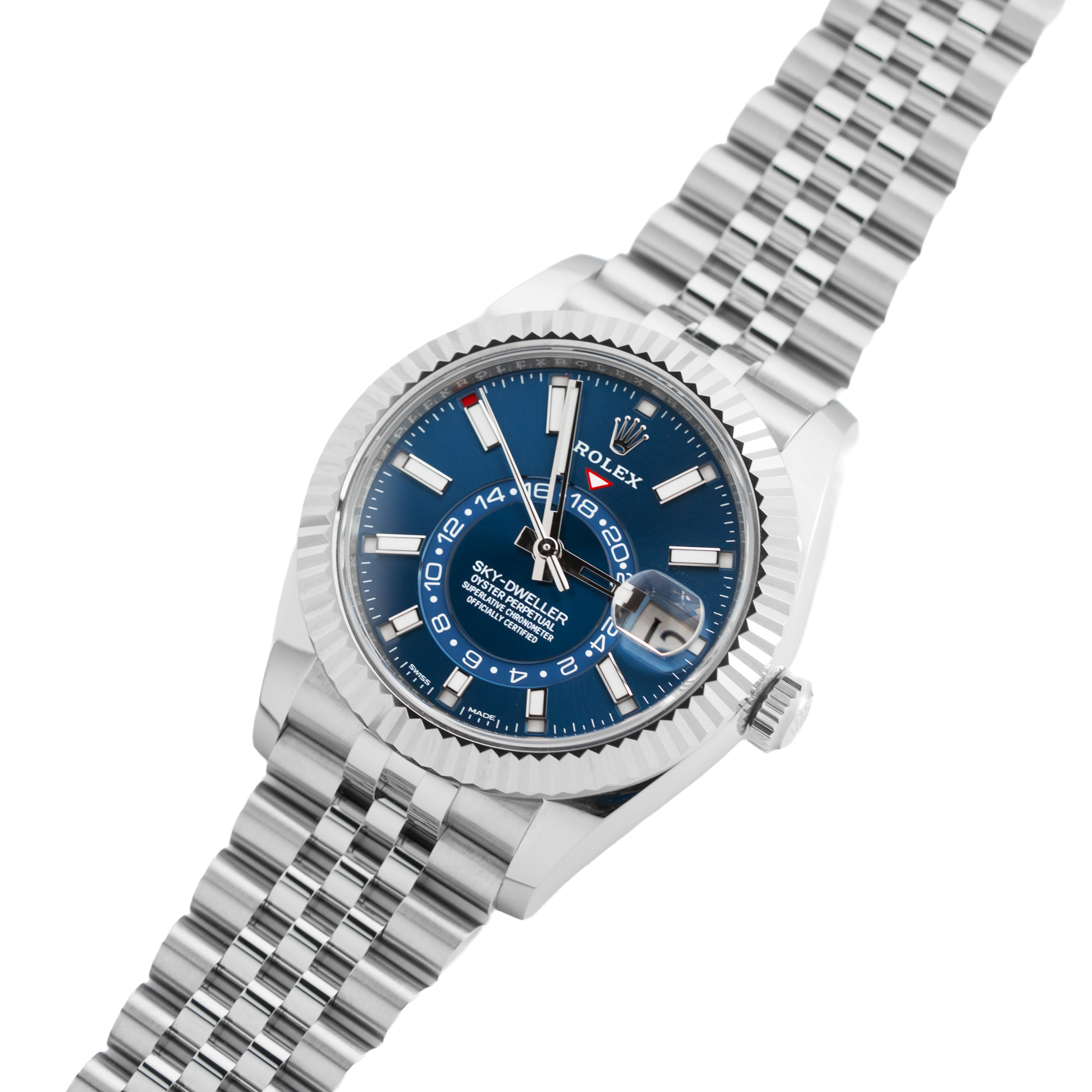Rolex Sky-Dweller Jubilee 326934 Bright Blue Dial