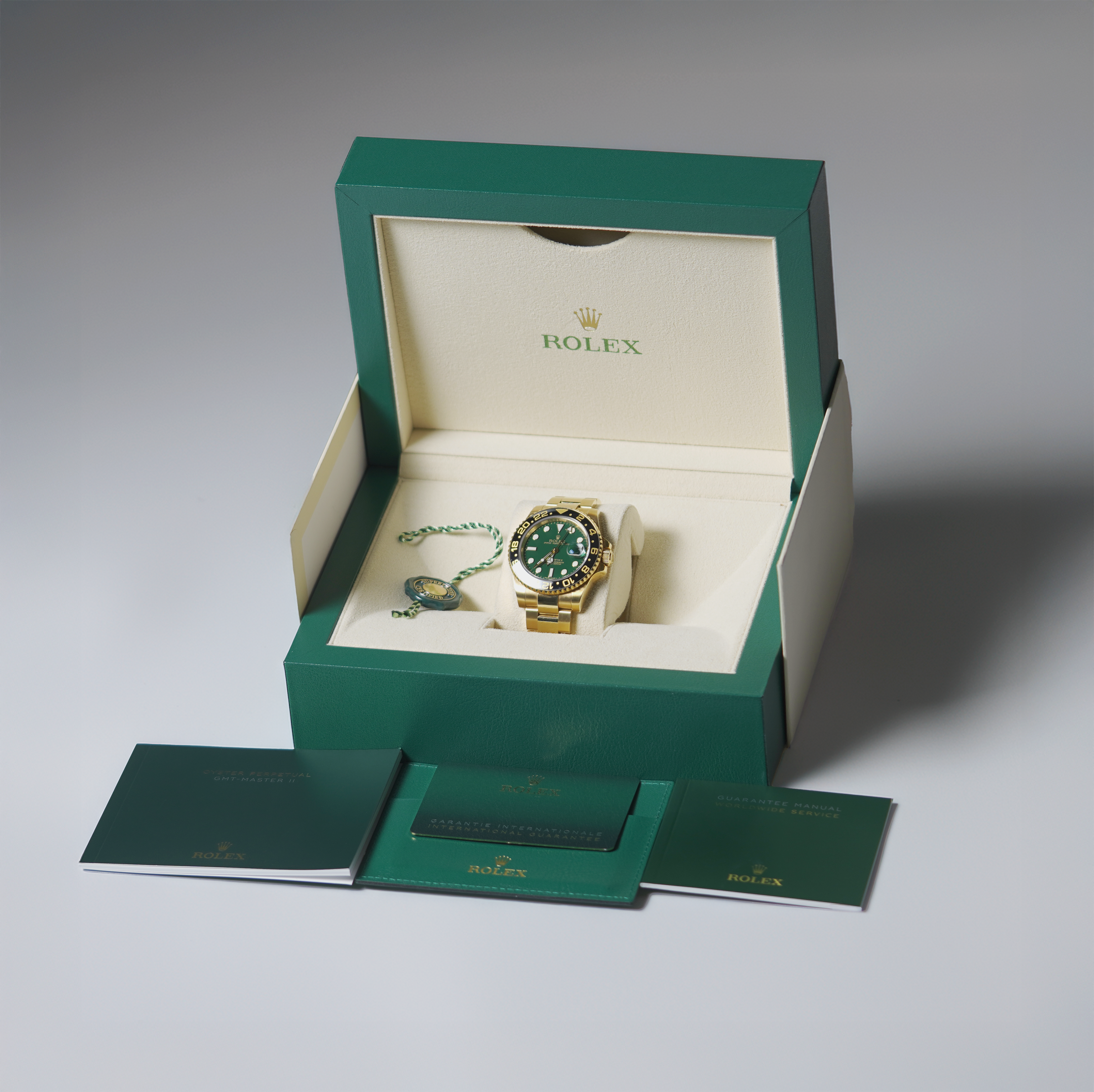 Rolex GMT-Master II 116718LN Yellow Gold 'Green Dial'