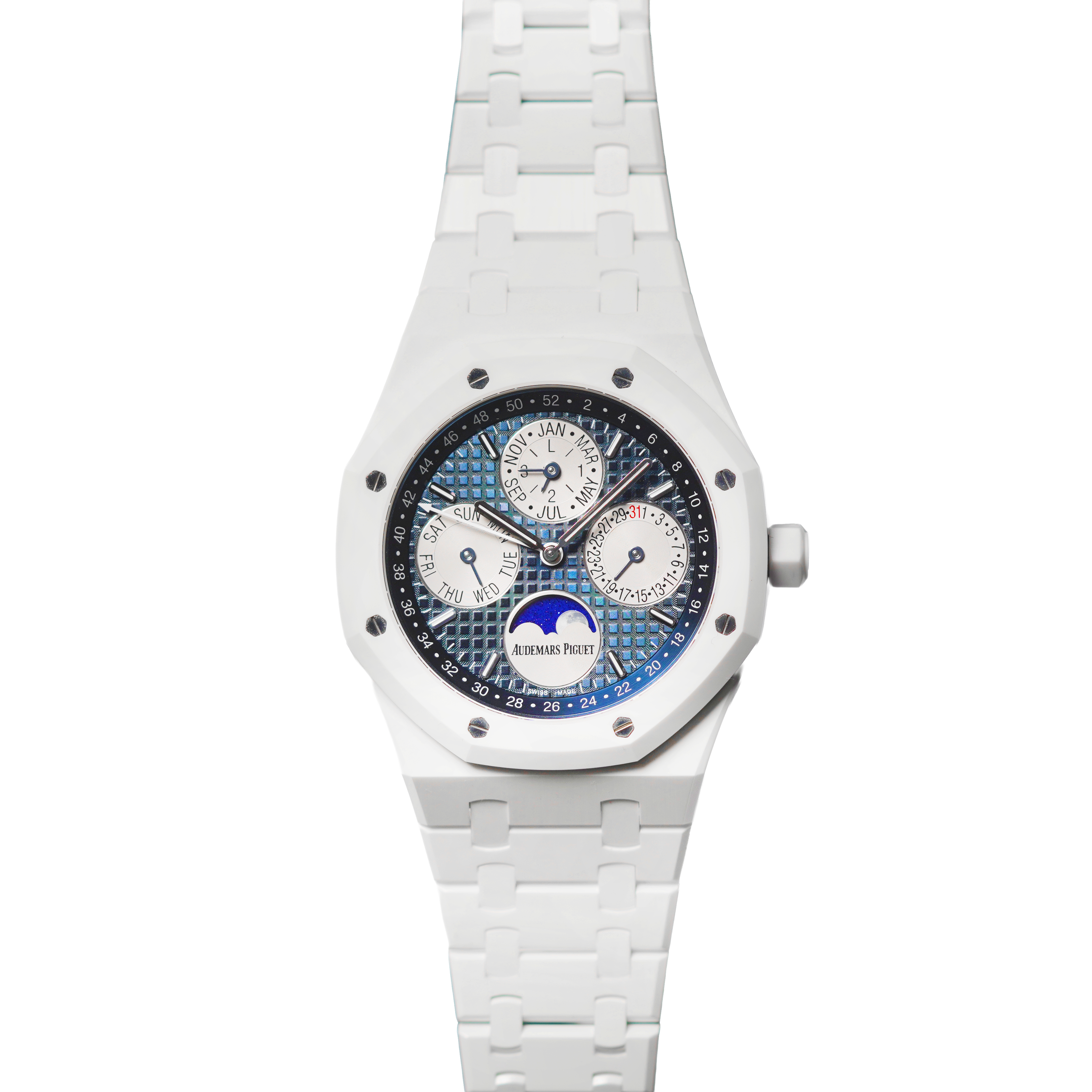 Audemars Piguet Royal Oak 26579CB Perpetual Calendar White Ceramic