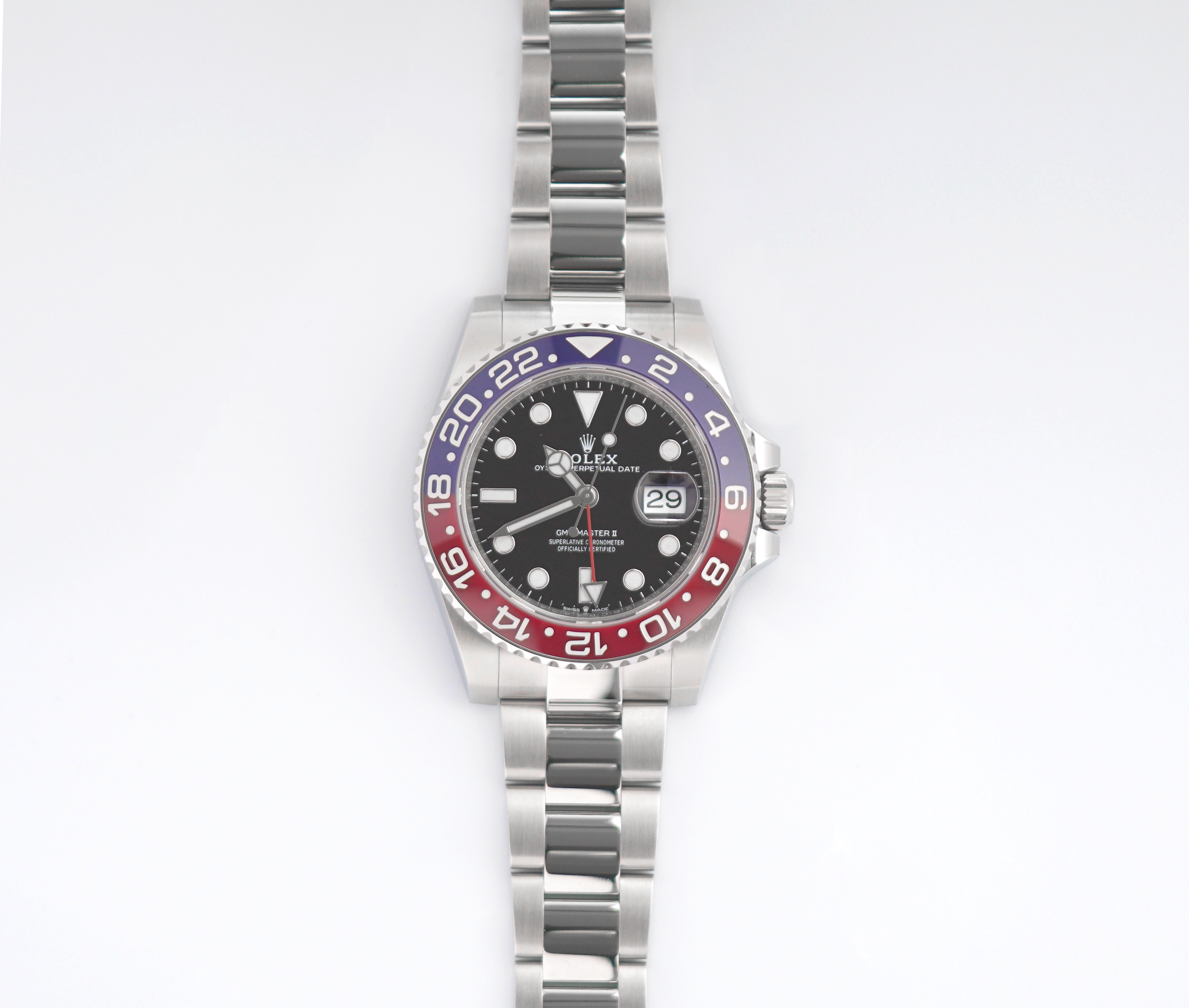 Rolex GMT-Master II 'Pepsi' 126710BLRO Oyster Bracelet