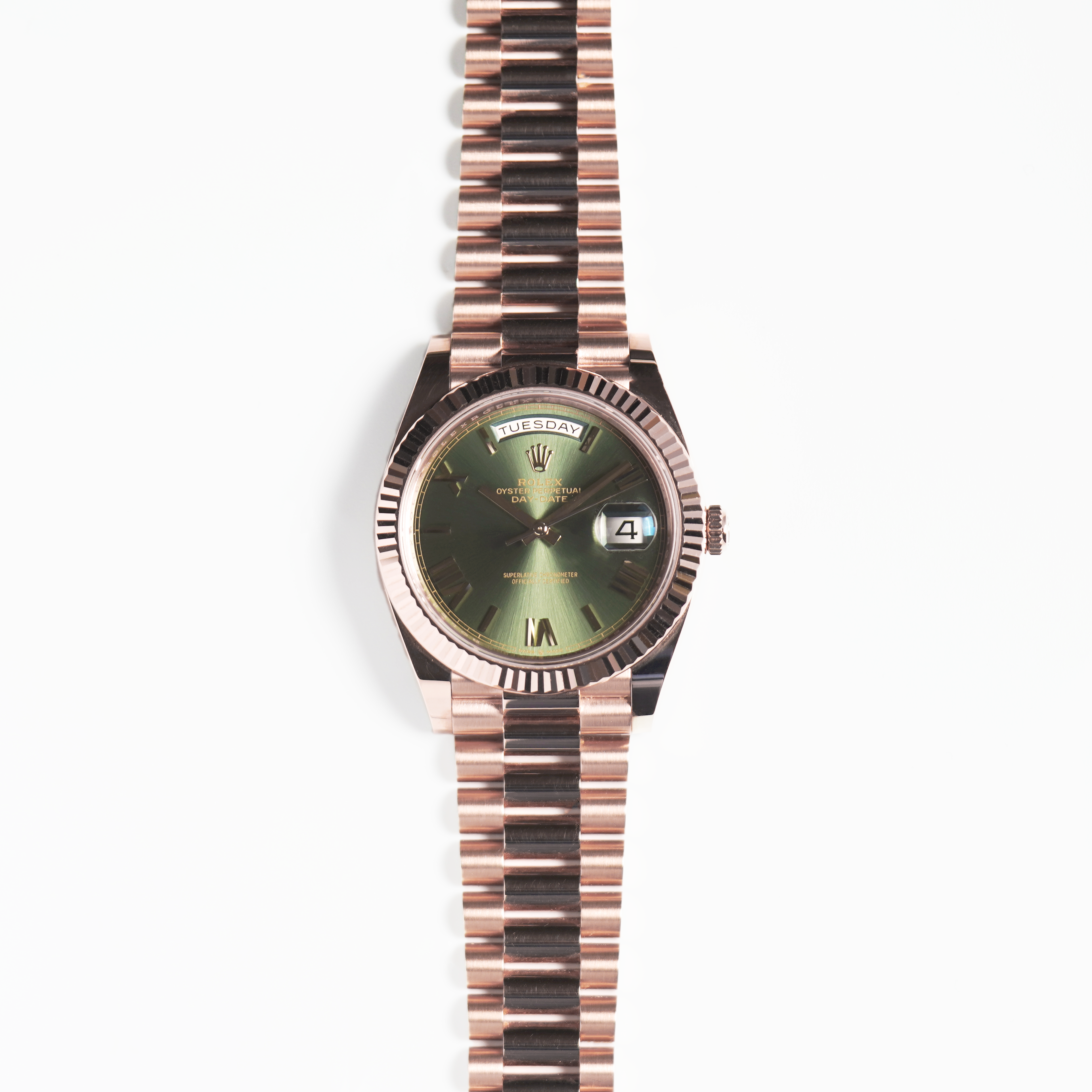 ROLEX DAY-DATE 228235 - 60th Anniversary Olive Green