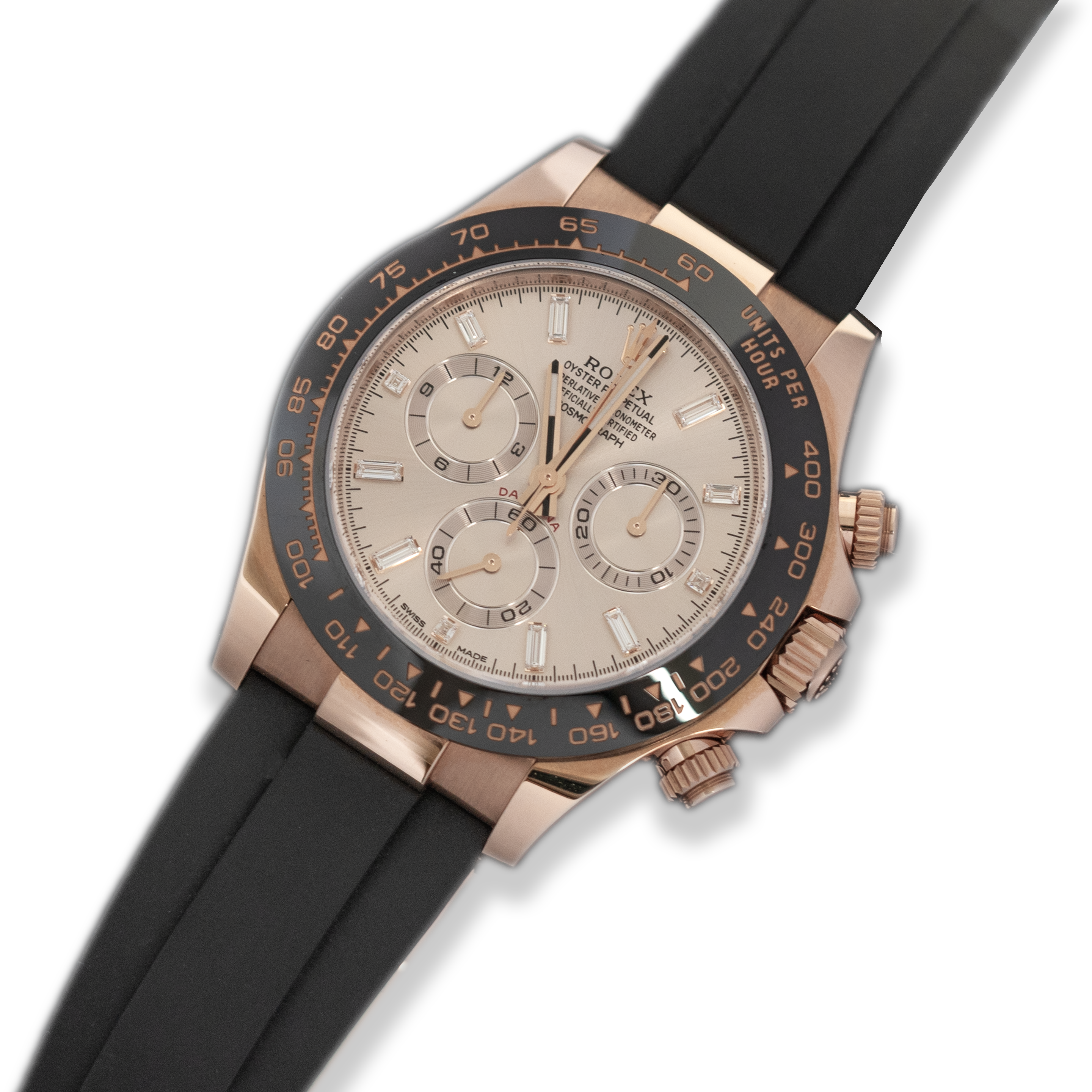 Rolex Cosmograph Daytona 116515LN Sundust Baguette