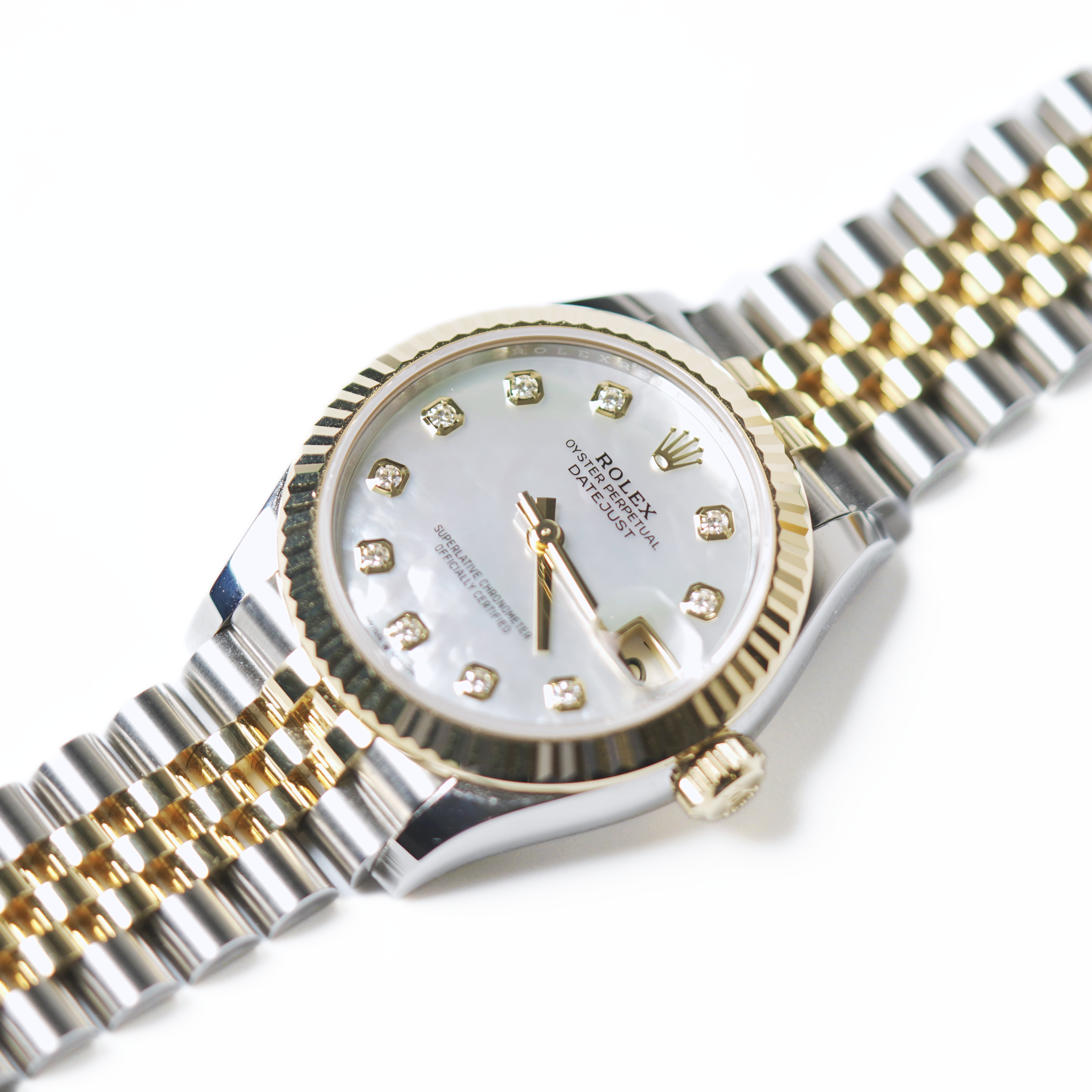 Rolex Datejust 31 278273 White Mother-of-Pearl Dial Oystersteel & Yellow Gold