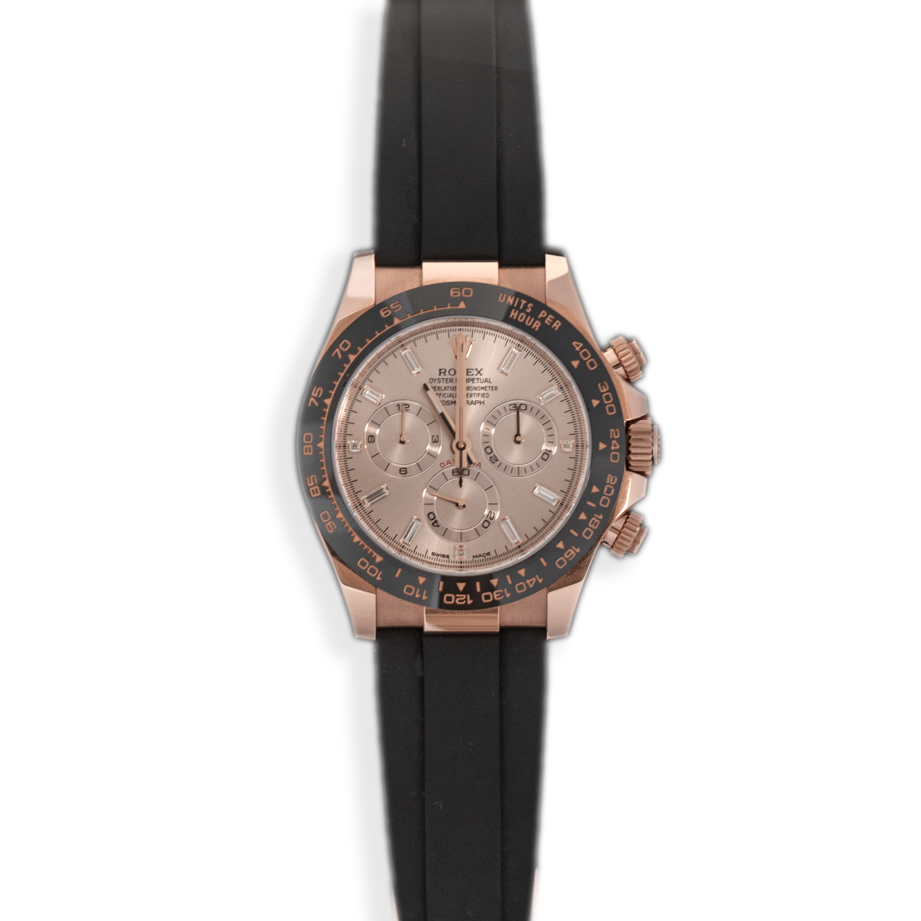 Rolex Cosmograph Daytona 116515LN Sundust Baguette