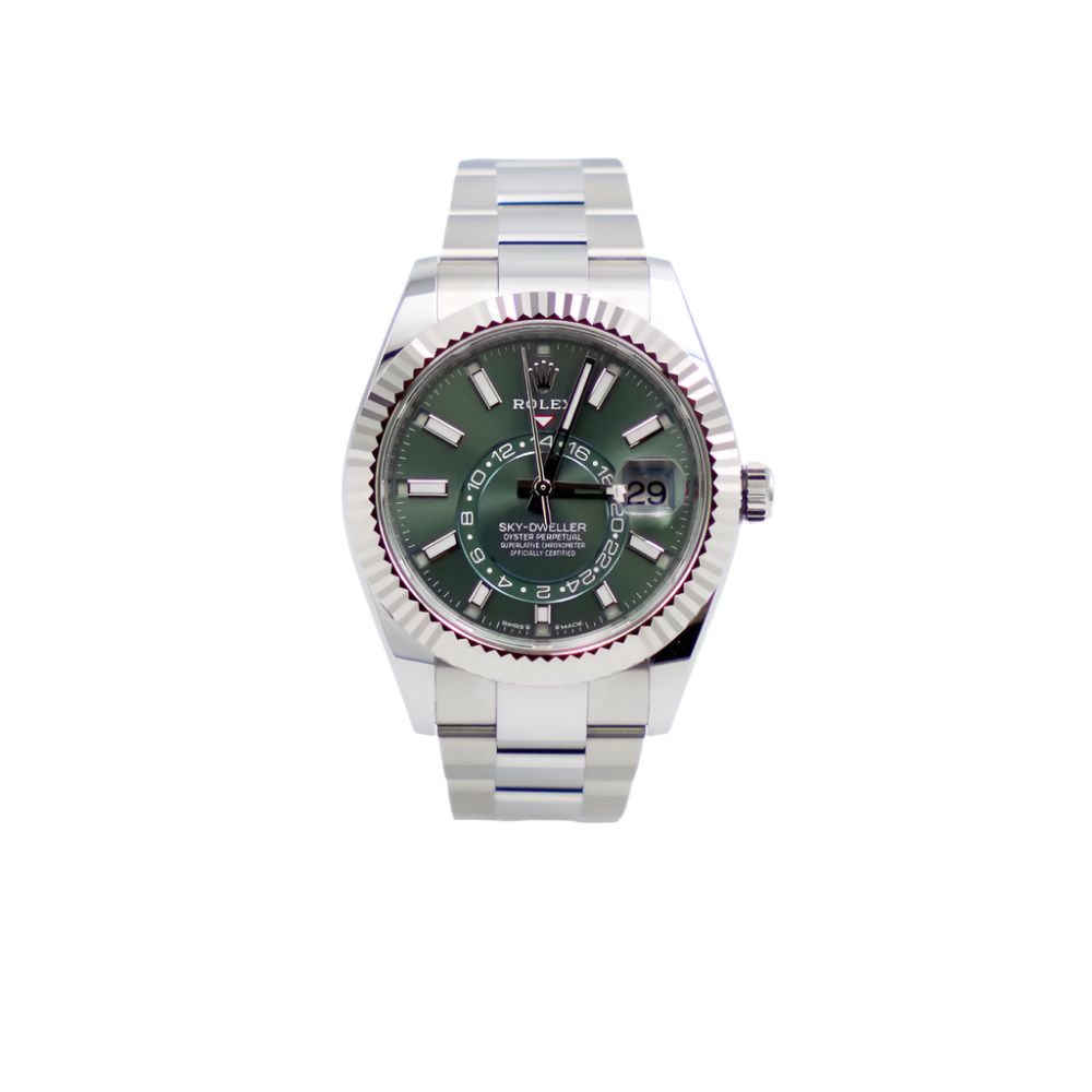 Rolex Sky-Dweller 336934 - Green Dial | Oyster Bracelet