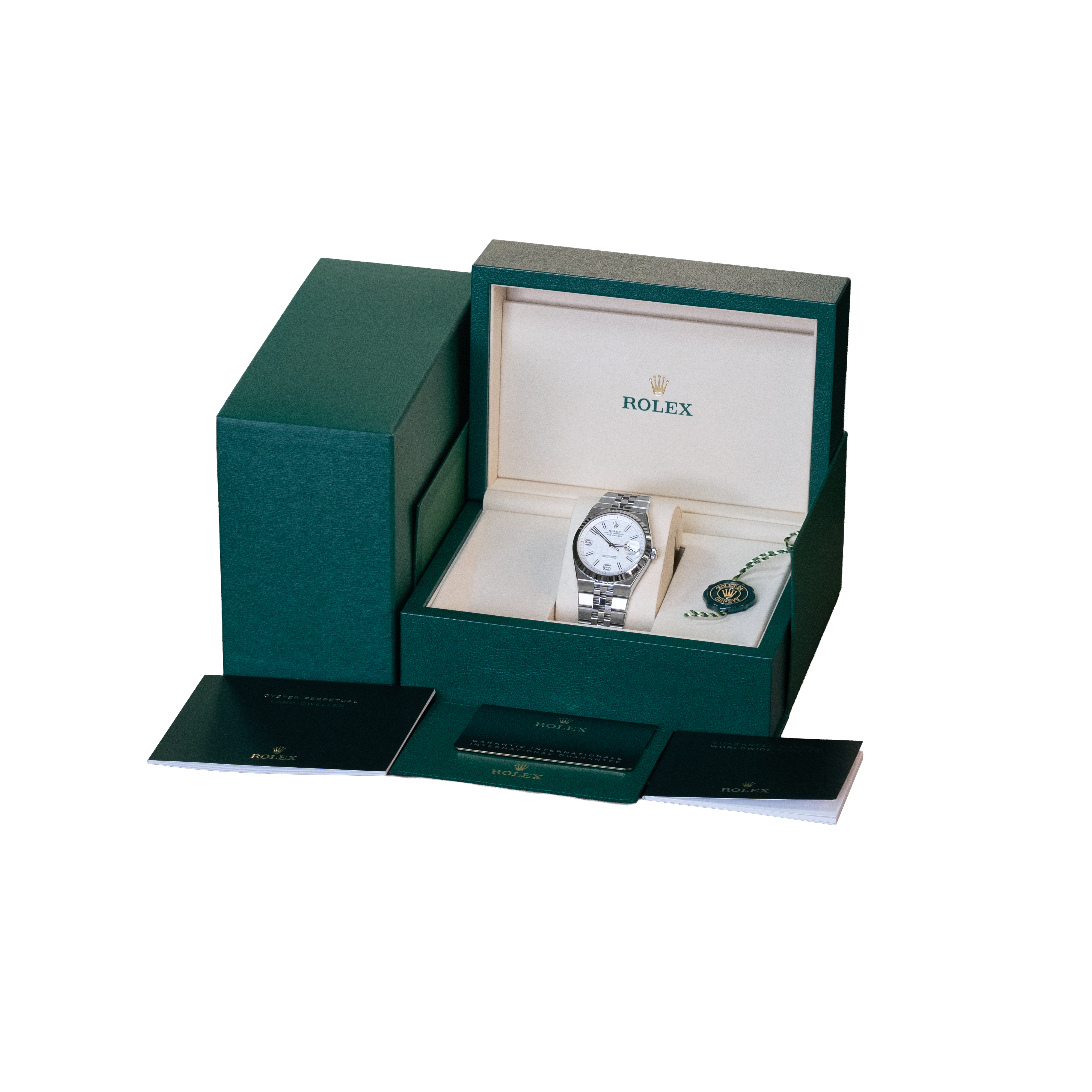 Rolex Land-Dweller 40 127334 Oystersteel and White Gold