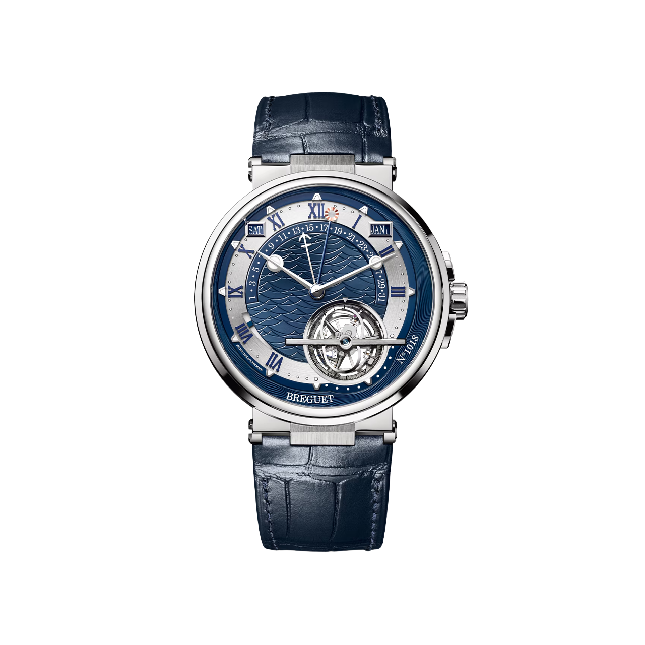 Breguet Marine Tourbillon Equation Marchante 5887PT/Y2/9WV