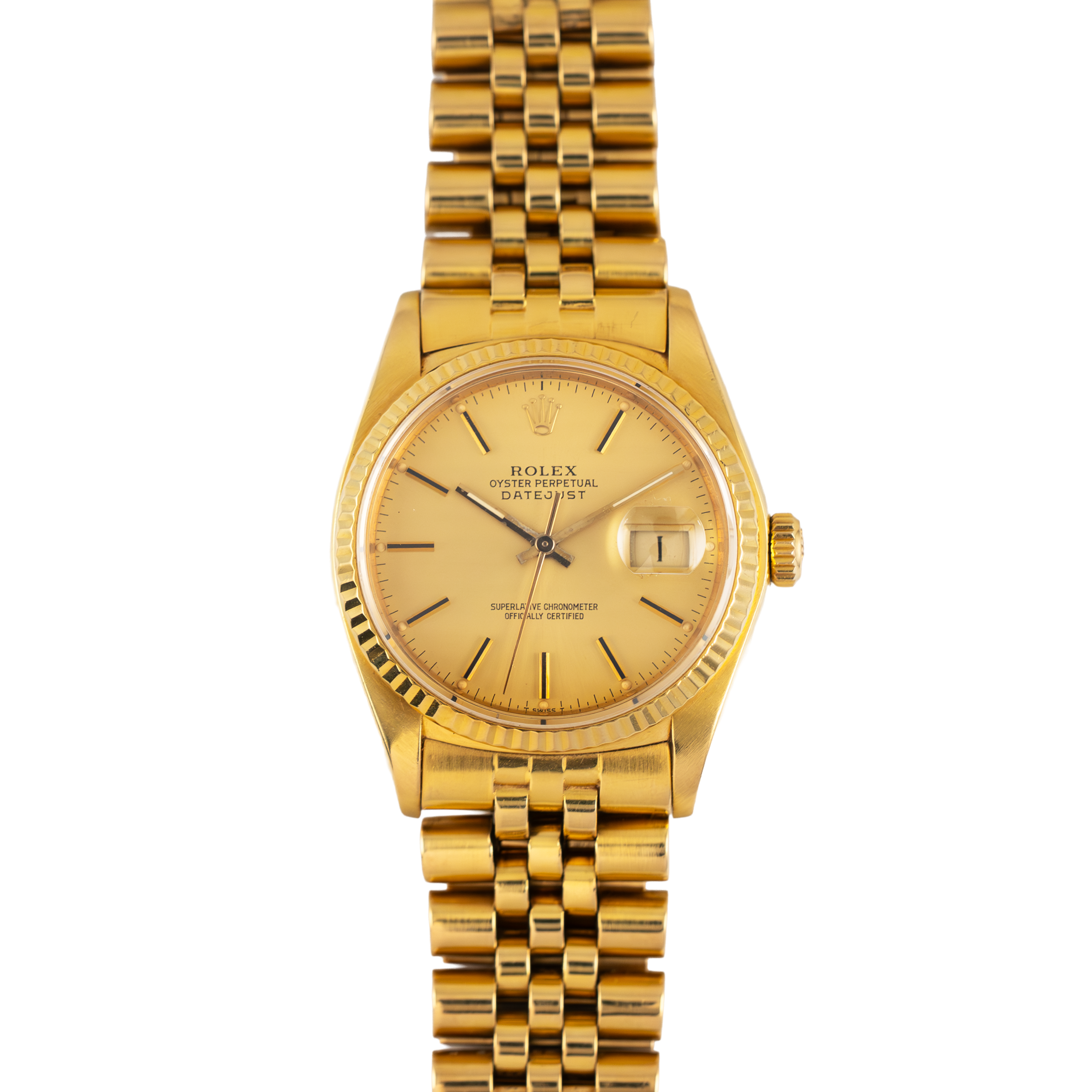 Rolex Datejust 36 16018 Yellow Gold - 36mm