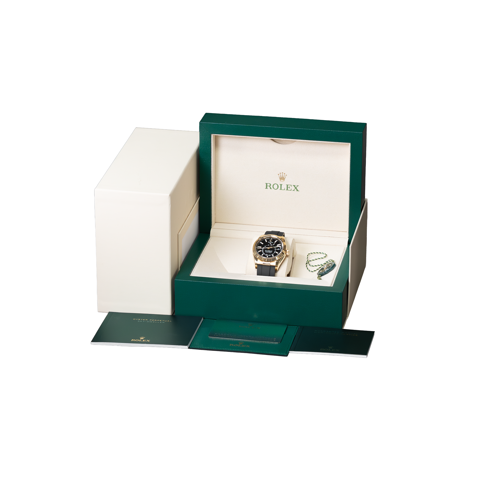 Rolex Sky-Dweller 326238 Oysterflex - Yellow Gold