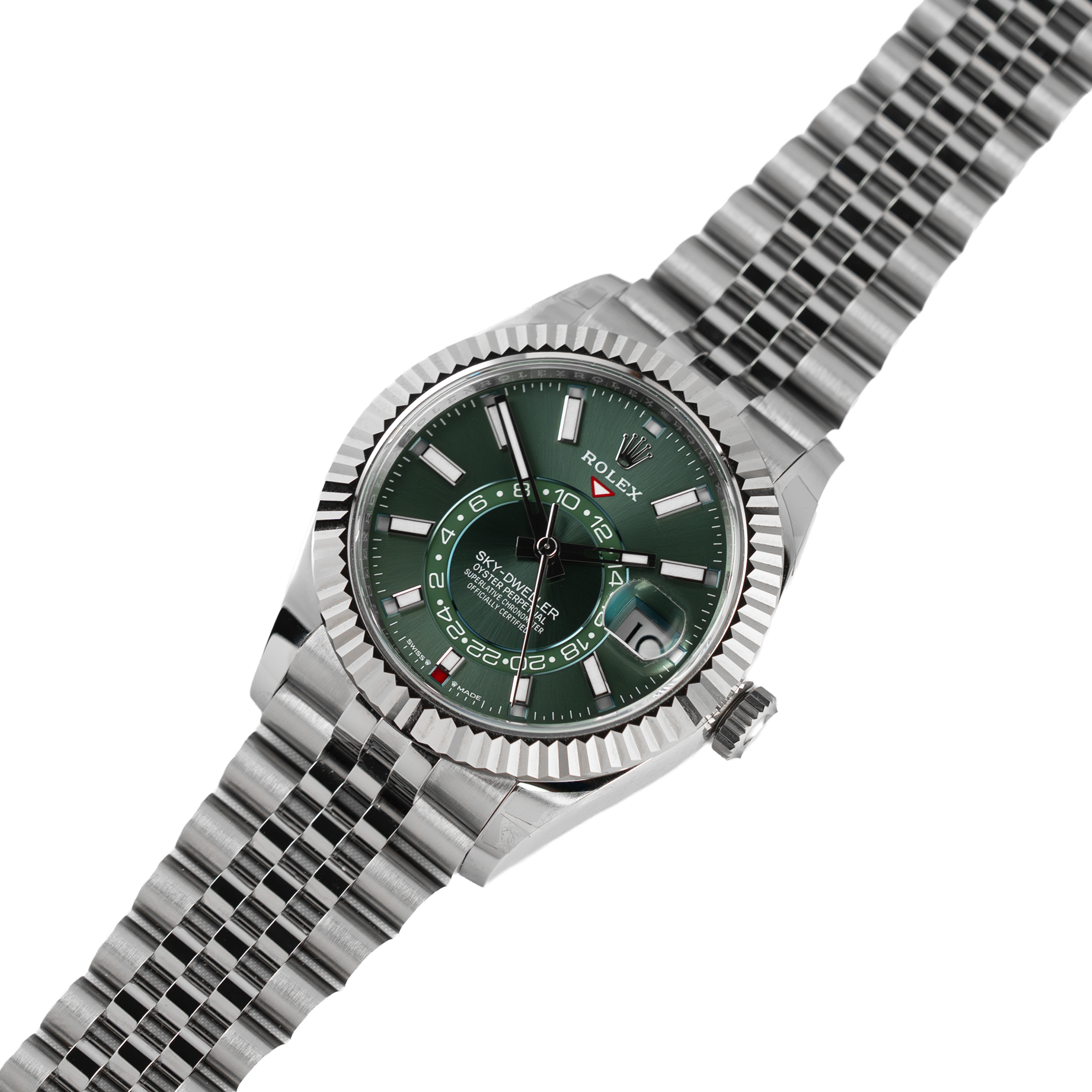 Rolex Sky-Dweller 336934 - Green Dial | Jubilee Bracelet