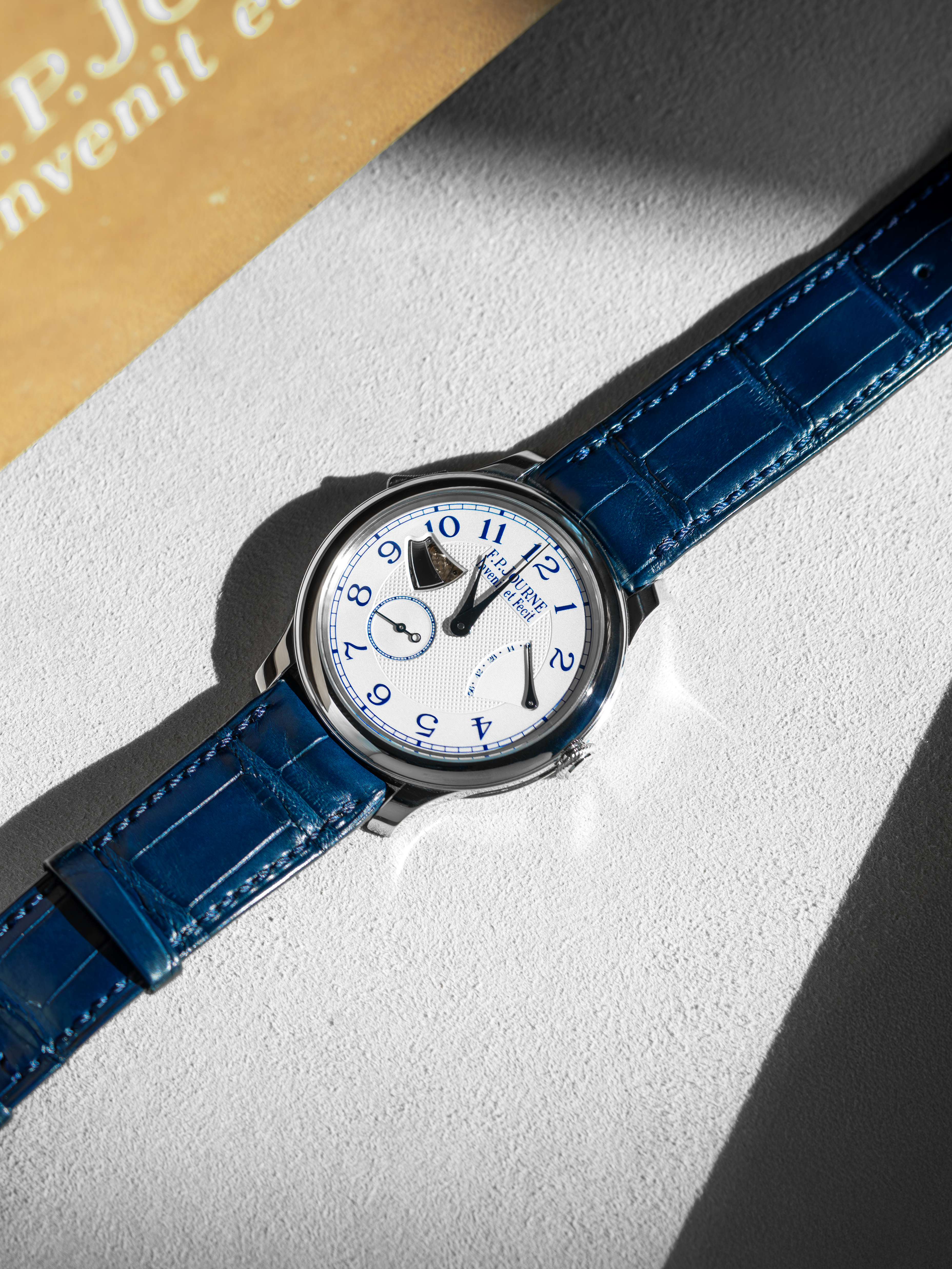 F.P.Journe Souveraine Repetition Souveraine Ref. RM Steel Case/Alligator Leather Strap - 40mm