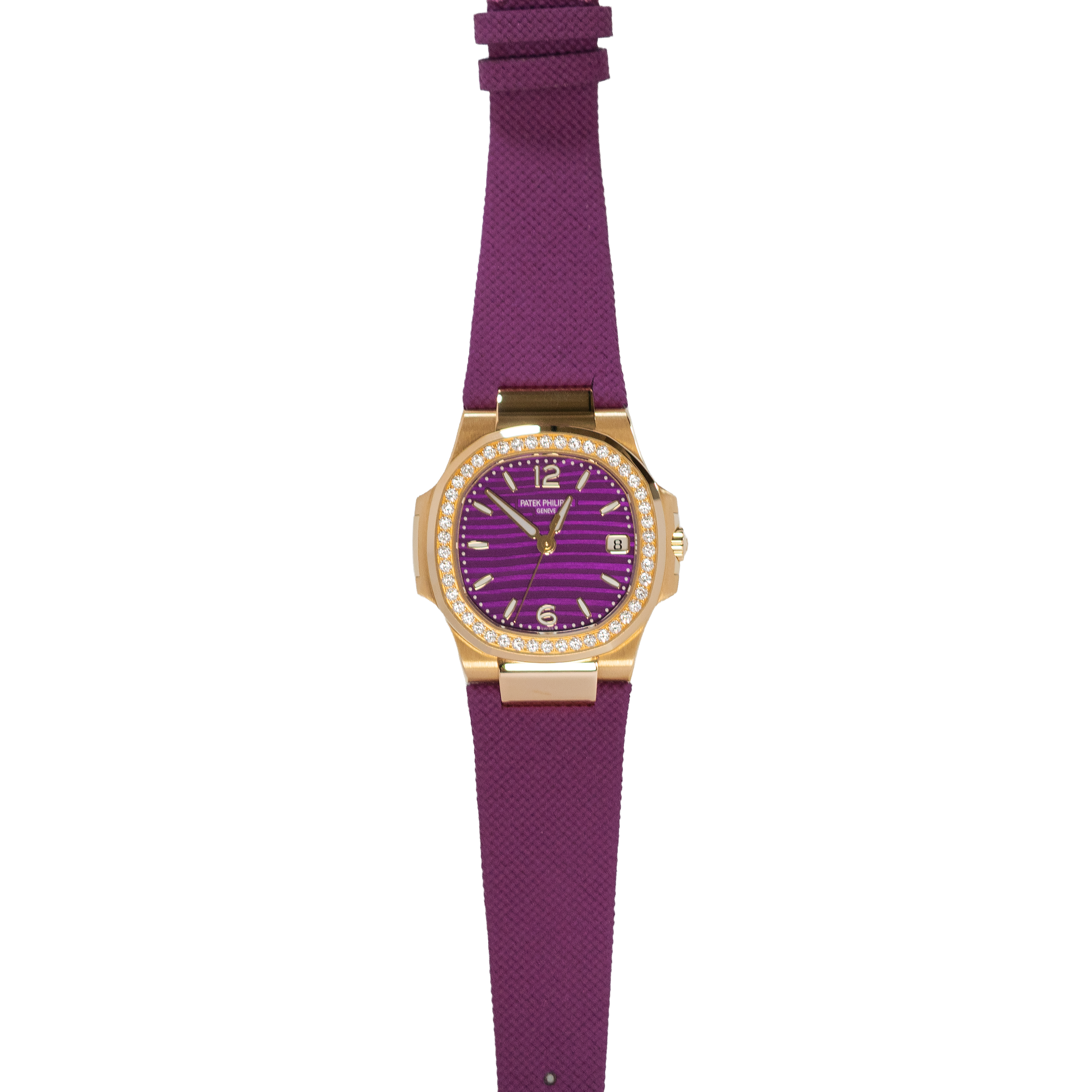 Patek Philippe Nautilus 7010R-013 Purple Dial & Strap