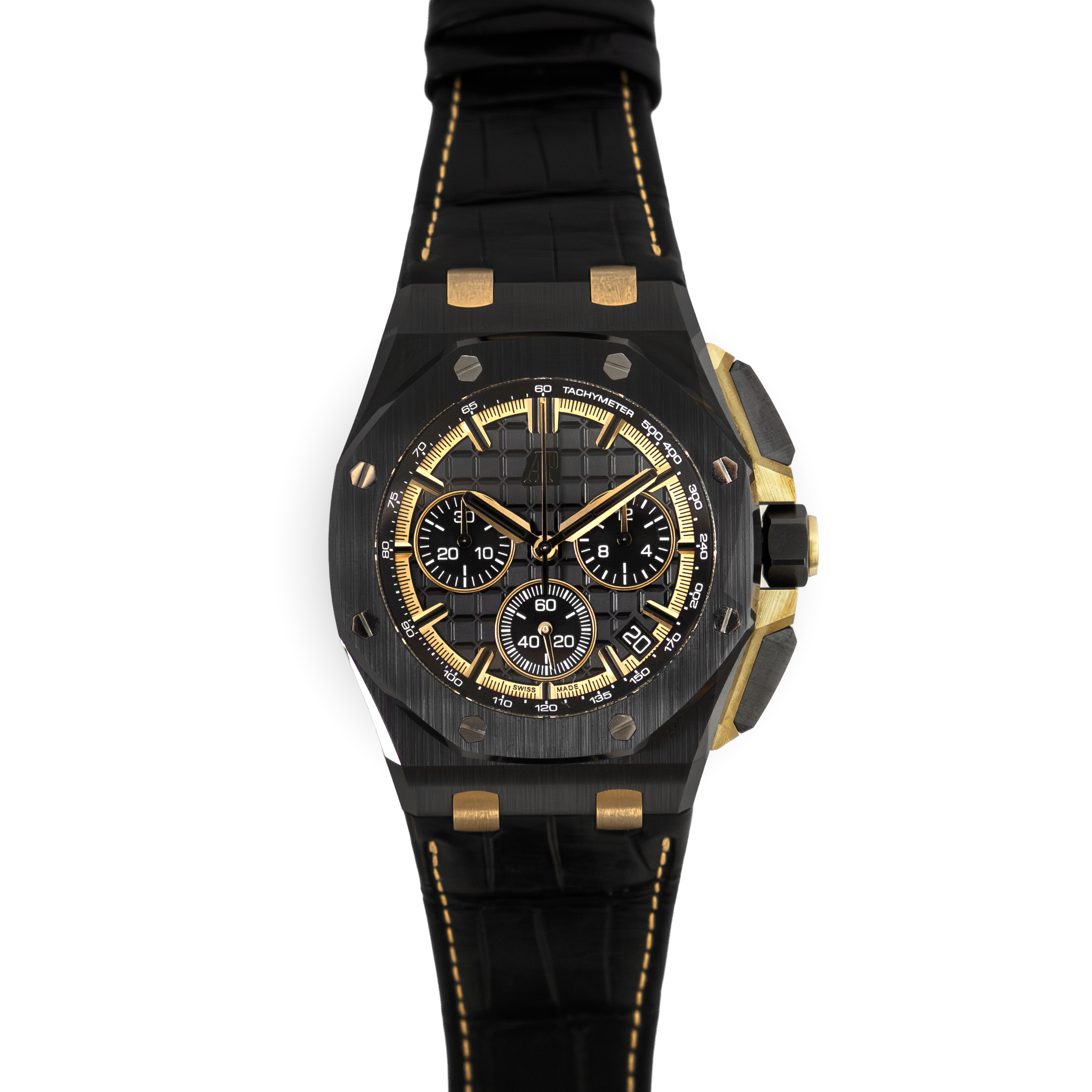Audemars Piguet Royal Oak Offshore - Selfwinding Chronograph 26420CE.OO.A127CR.01 Black Ceramic/Yellow Gold