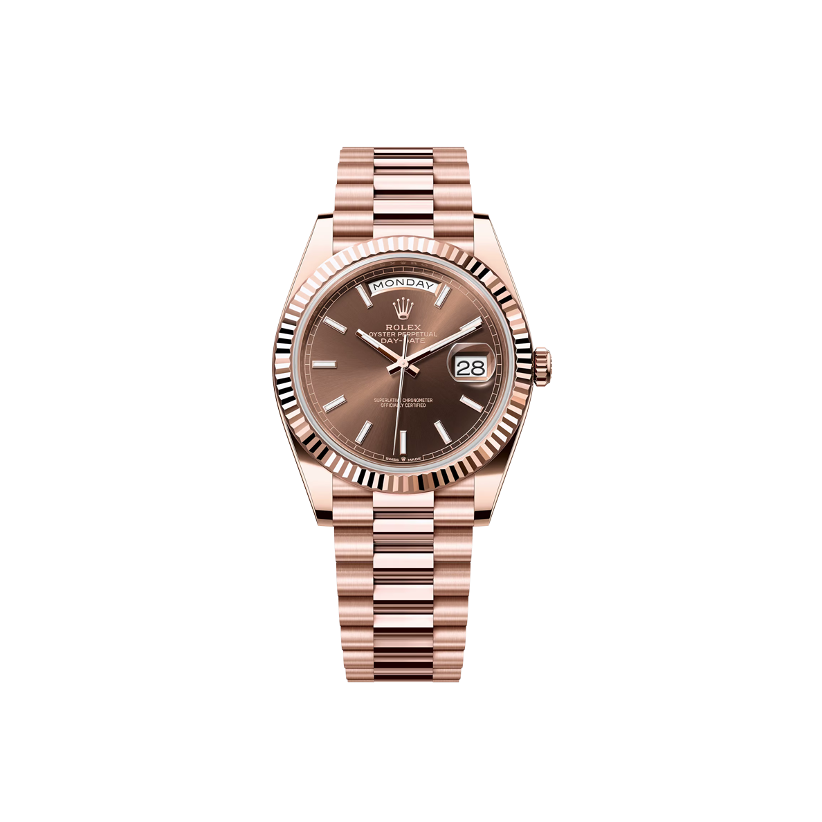 ROLEX DAY-DATE 228235 - CHOCOLATE DIAL | PRESIDENTIAL BRACELET