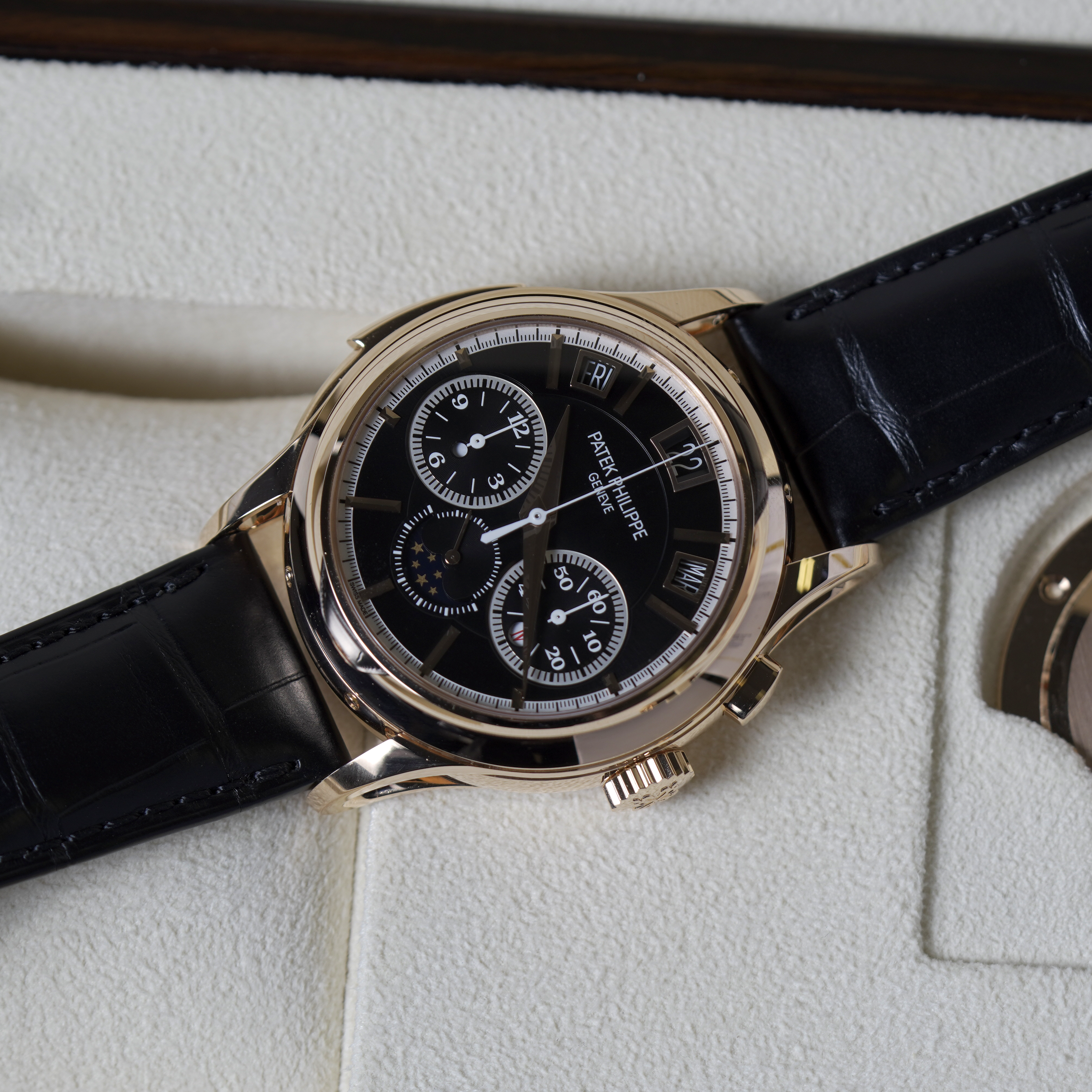 Patek Philippe Grand Complications 'Rose Gold' 5208R-001 'Black' Dial
