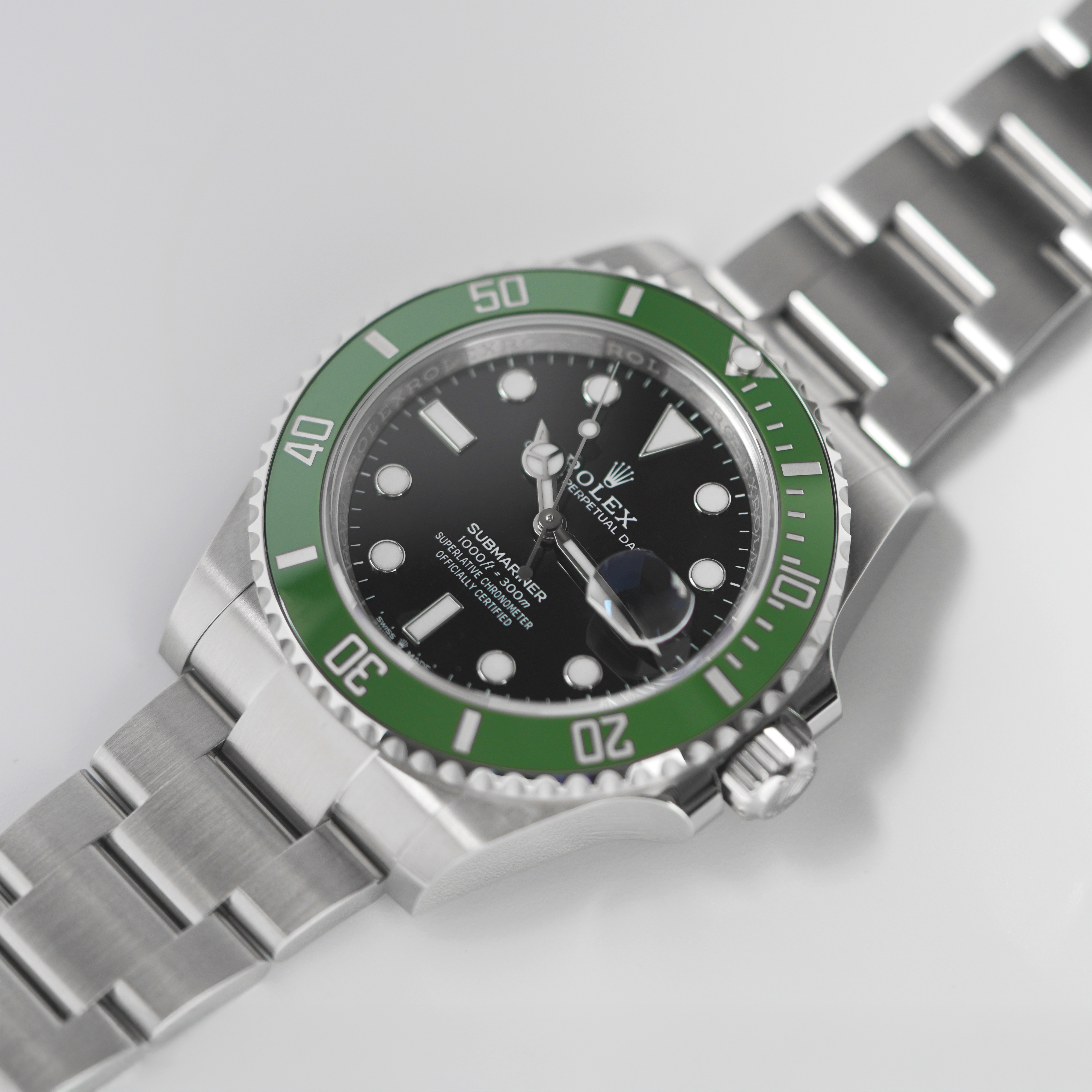 Rolex Submariner Date 126610LV "Starbucks" MK1 Bezel