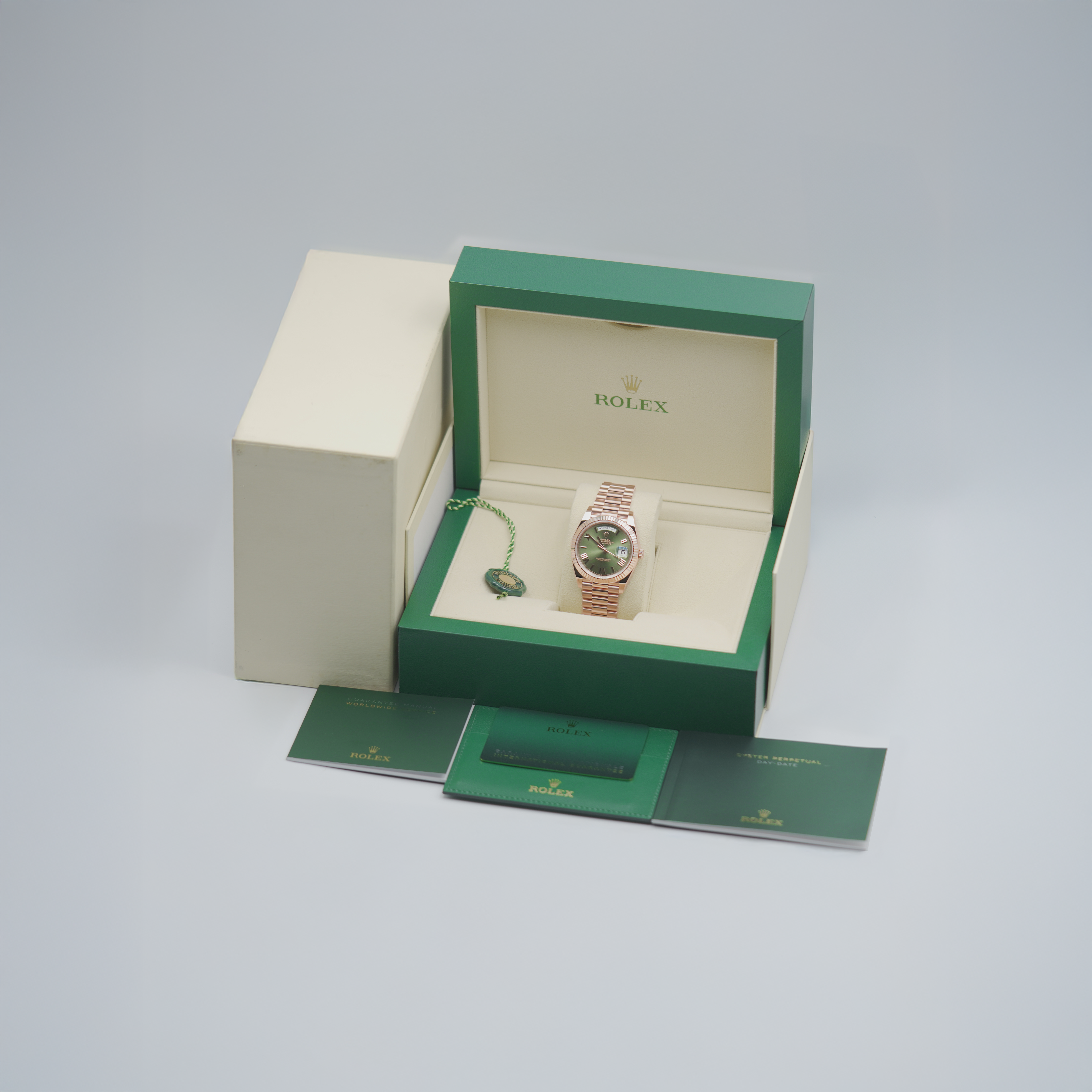 ROLEX DAY-DATE 228235 - 60th Anniversary Olive Green