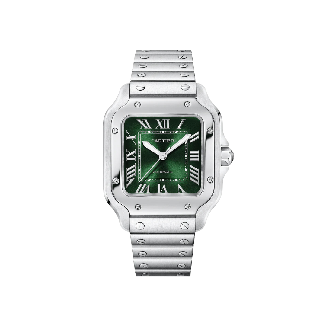 Cartier Santos 'Green' Medium