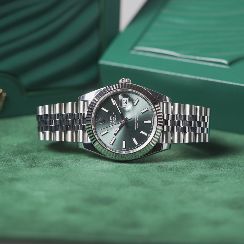 Rolex Datejust 126334 - Mint Green Dial | Jubilee Bracelet