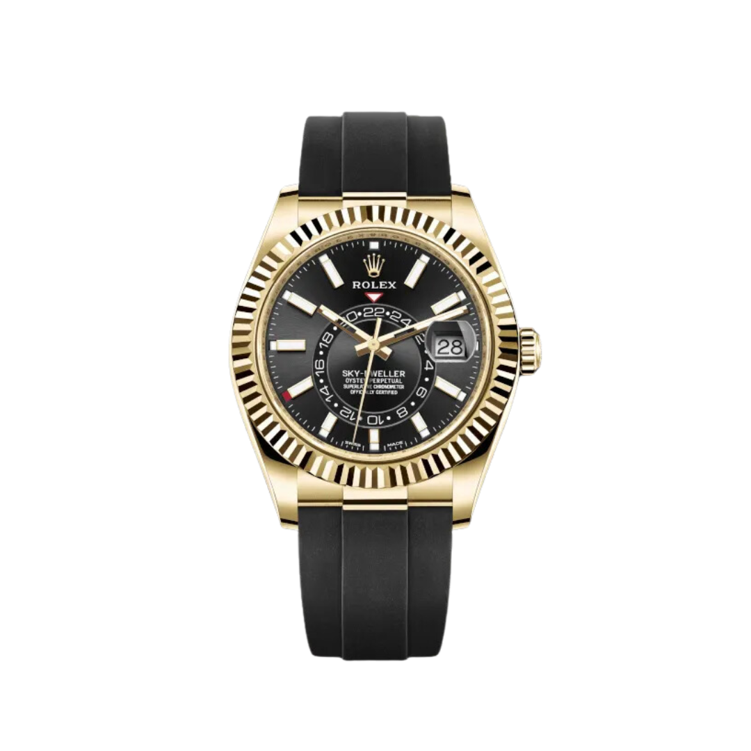 Rolex Sky-Dweller 326238 Oysterflex Black