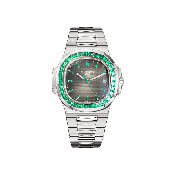 置物 Patek philippe Patek Philippe Nautilus 5711/113P-001 Emerald Gem-Set