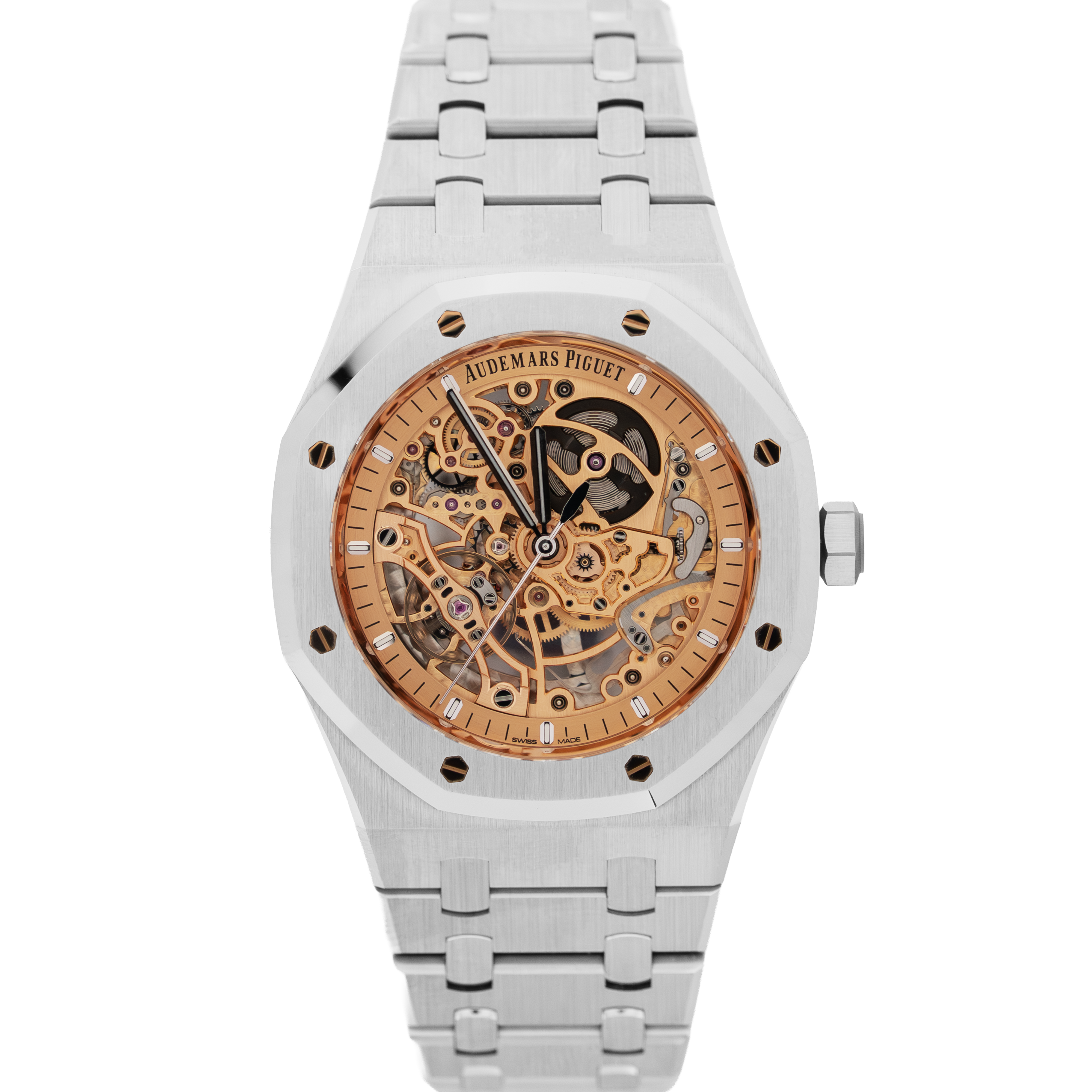 Audemars Piguet Royal Oak Double-Balance Wheel 15407ST Salmon Dial