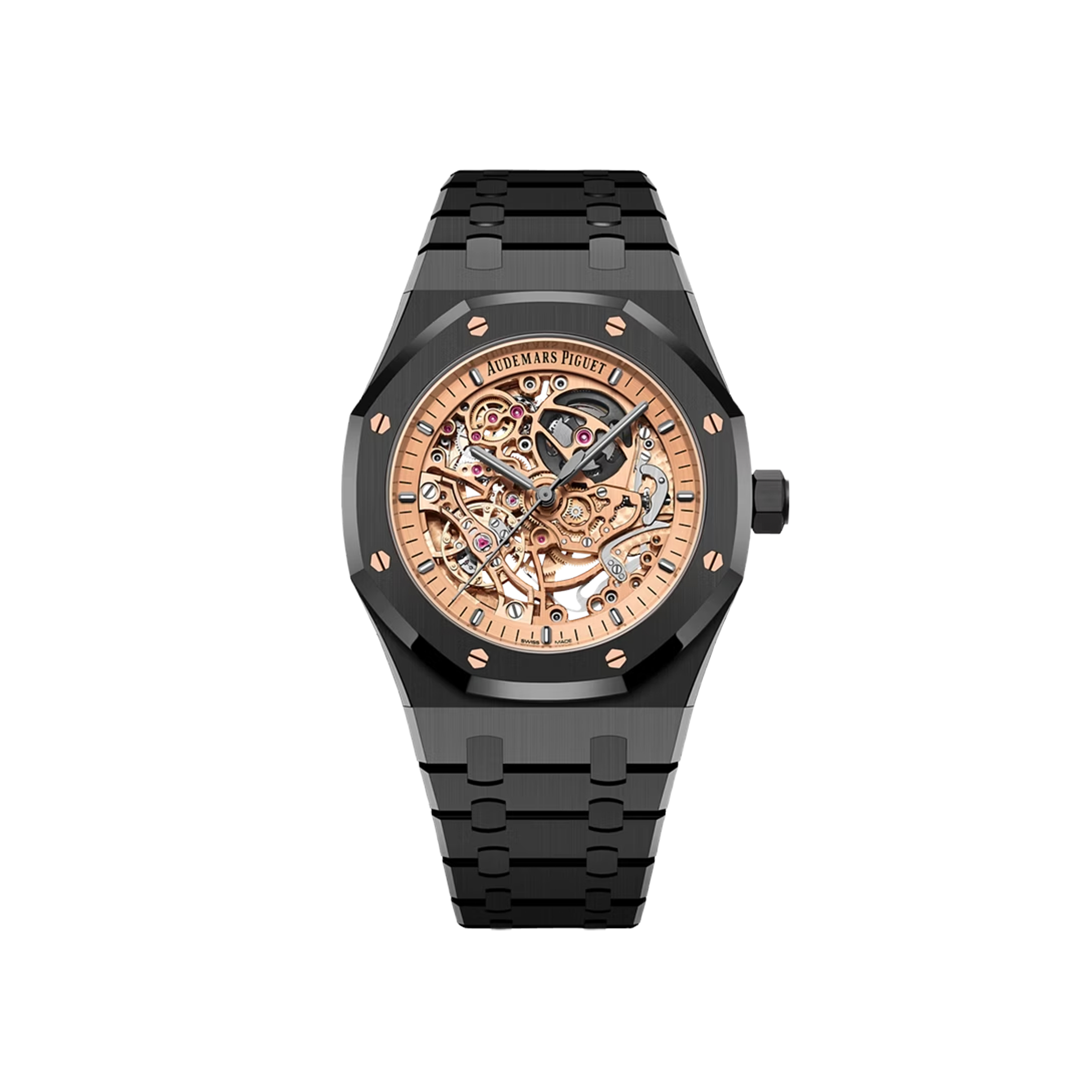 Audemars Piguet Royal Oak Openworked 15416CE.OO.1225CE.02 Black Ceramic Rose - 41mm