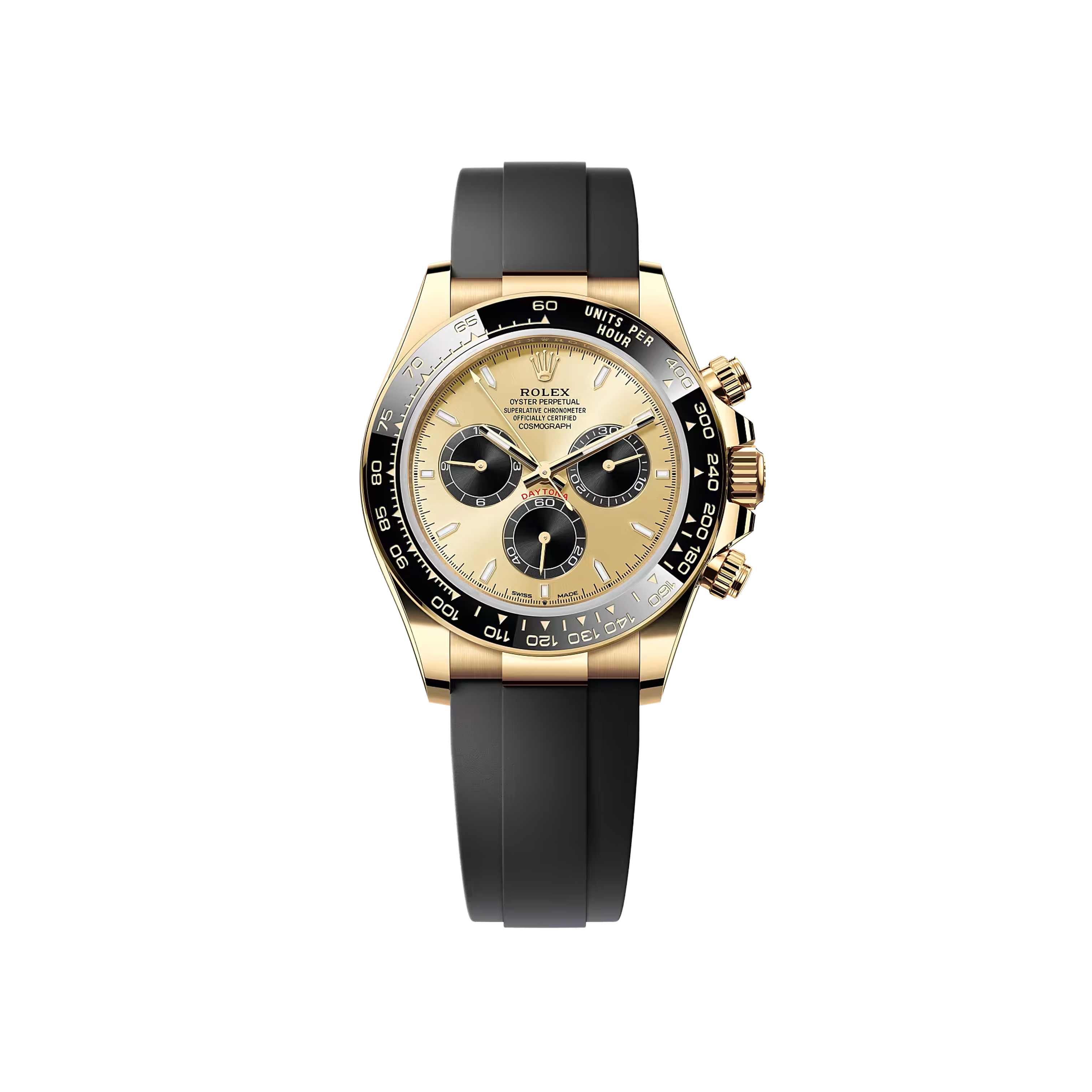 Rolex Daytona 126518LN 'Pikachu' Oysterflex/Yellow Gold - 40mm