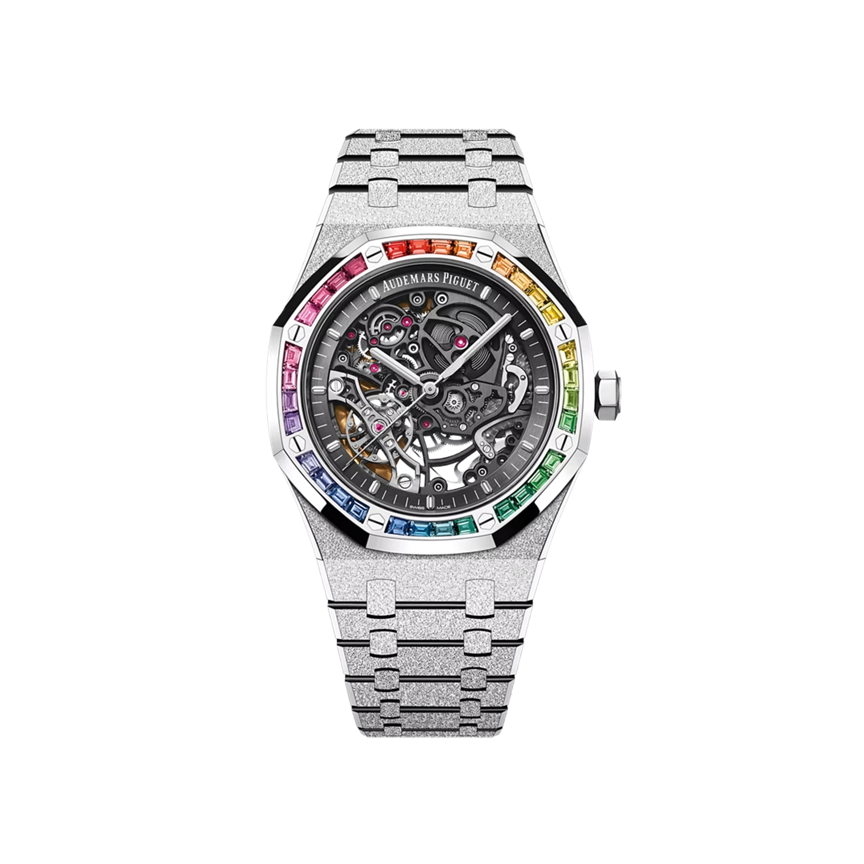 Audemars Piguet Royal Oak Openworked 15412BC White Gold Frosted Rainbow - 41mm
