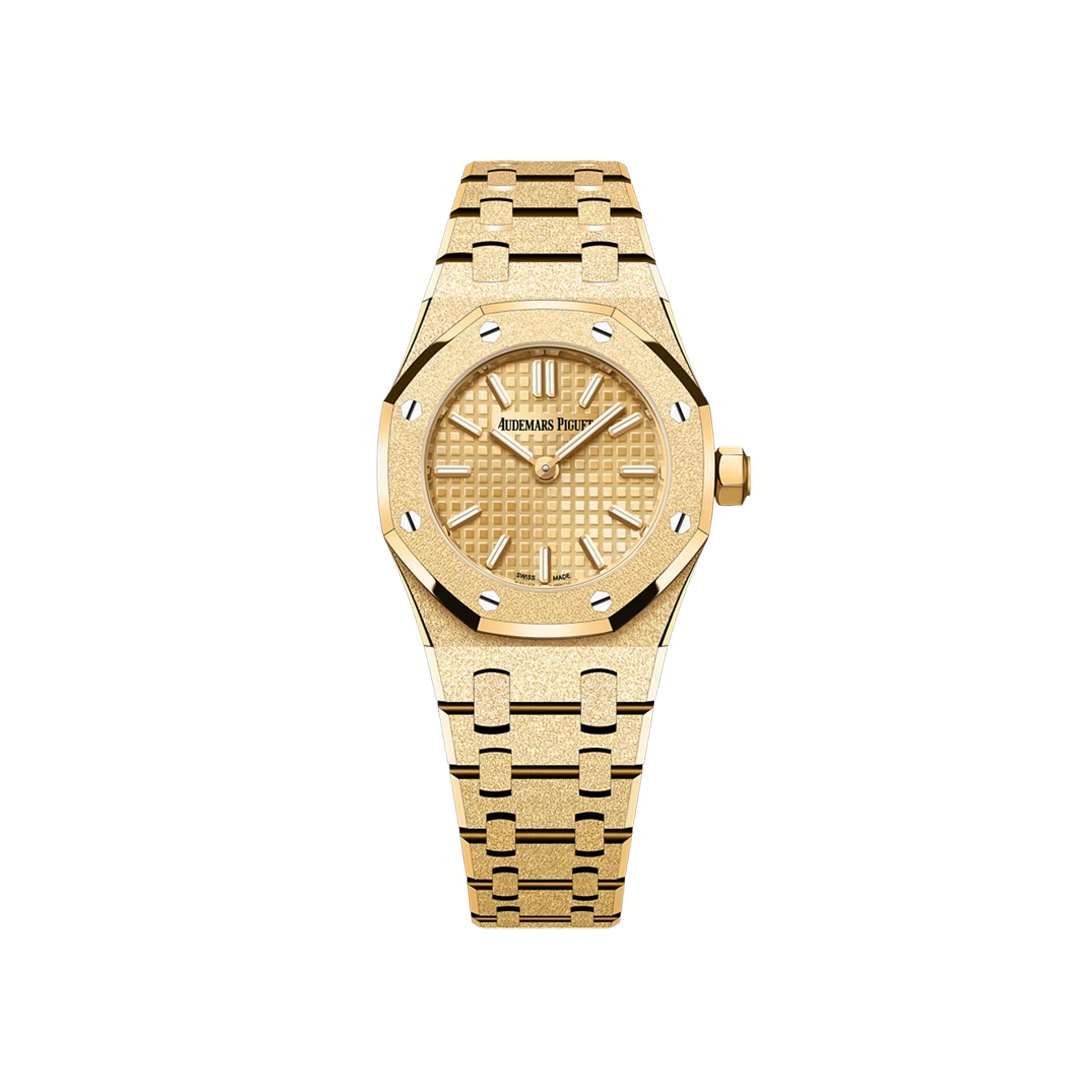 Audemars Piguet Mini Royal Oak 67630BA Frosted Yellow Gold - 23mm