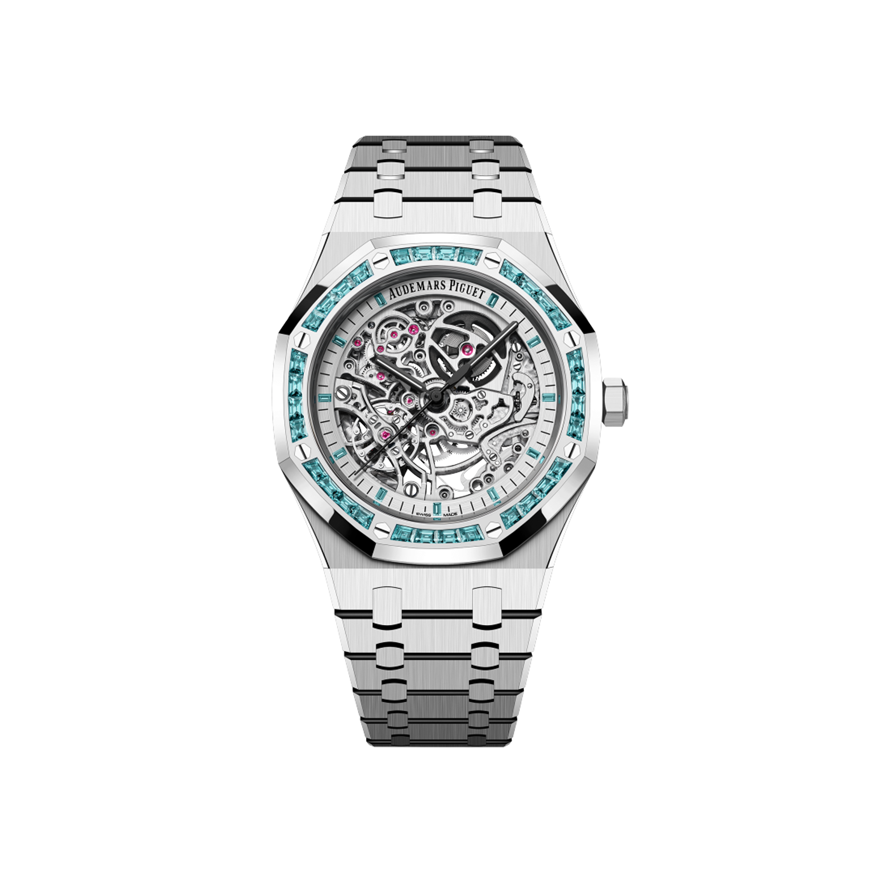 Audemars Piguet Royal Oak Openworked 15412BC White Gold 'Topaz' - 41mm