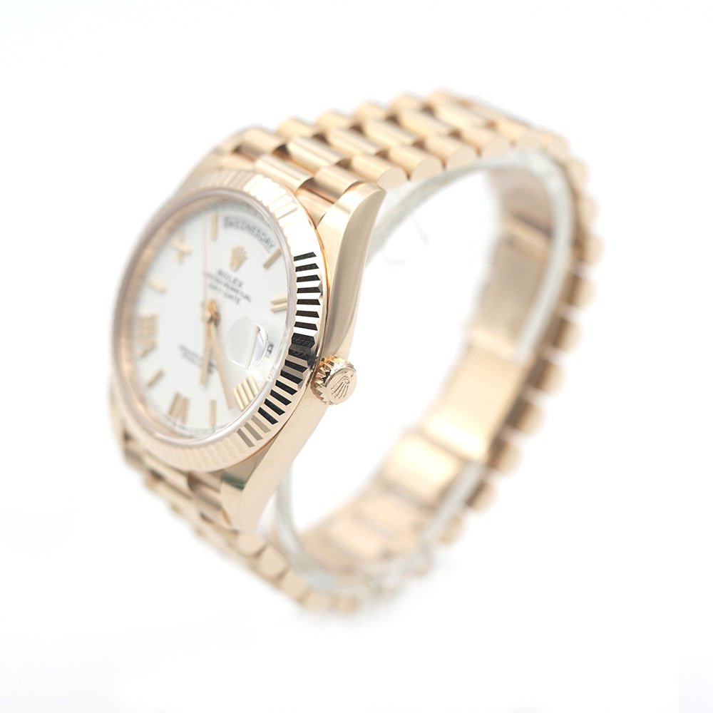 Rolex Day Date 40 228235 White Roman