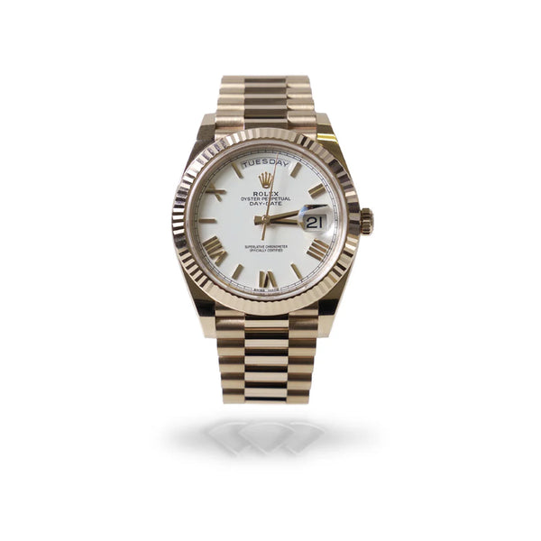 Rolex Day Date 40 228235 White Roman