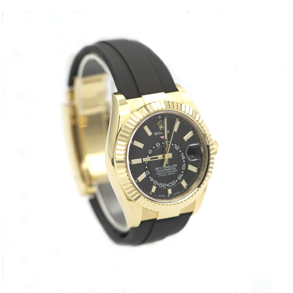 Rolex Sky-Dweller 326238 Oysterflex Black