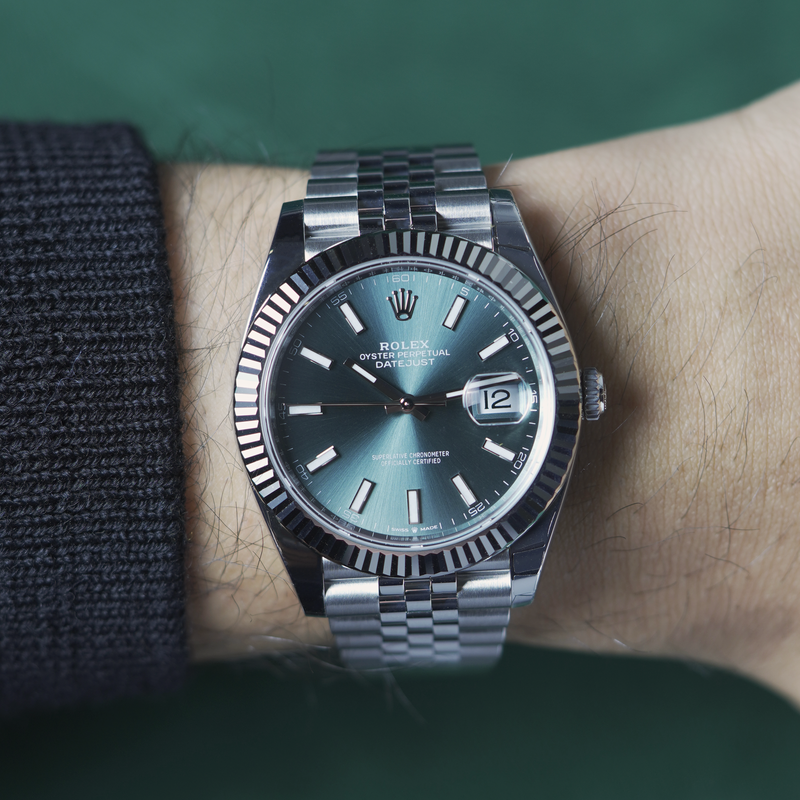 Rolex Datejust 126334 - Mint Green Dial | Jubilee Bracelet