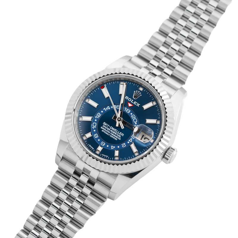 Rolex Sky-Dweller Jubilee 326934 Bright Blue Dial