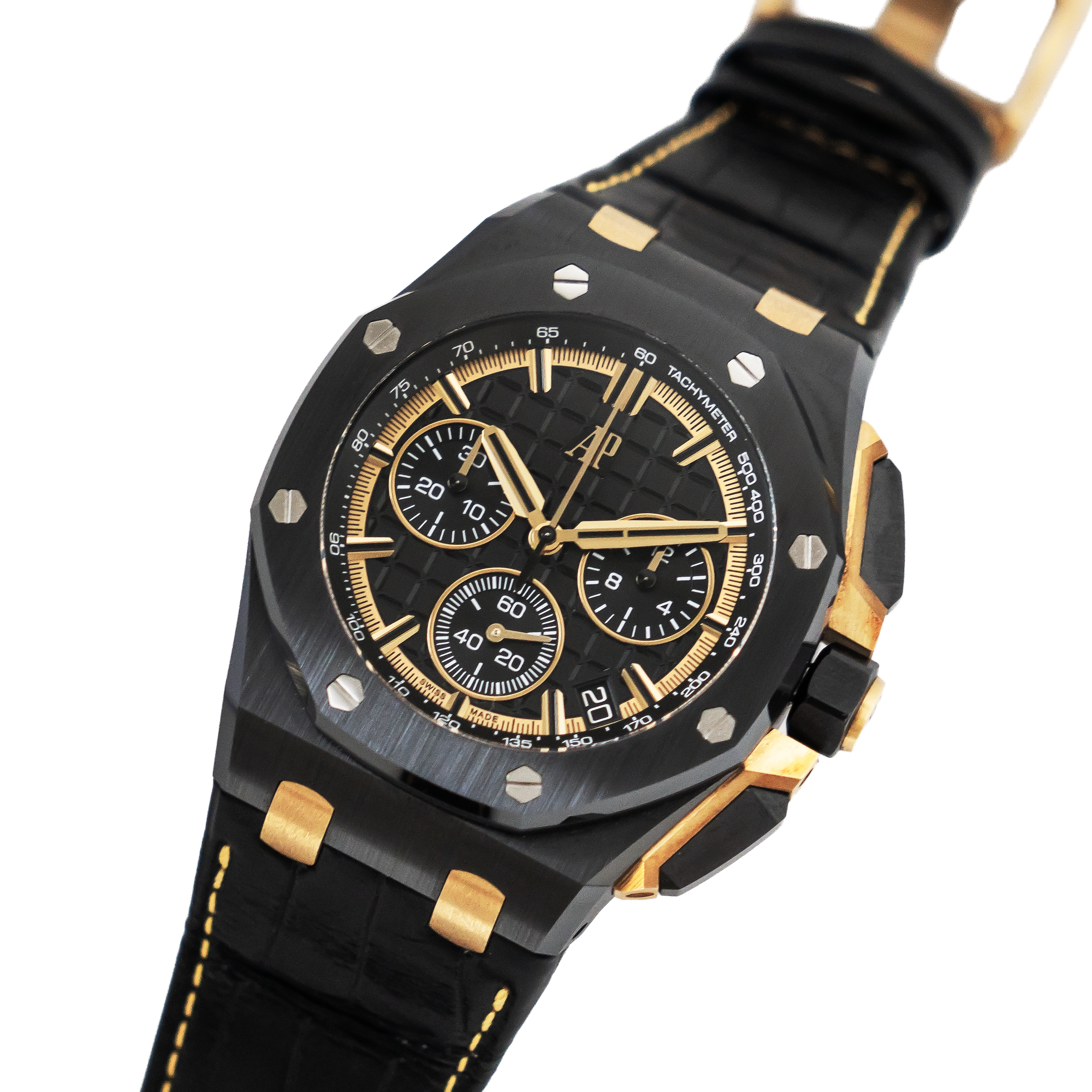Audemars Piguet Royal Oak Offshore - Selfwinding Chronograph 26420CE.OO.A127CR.01 Black Ceramic/Yellow Gold