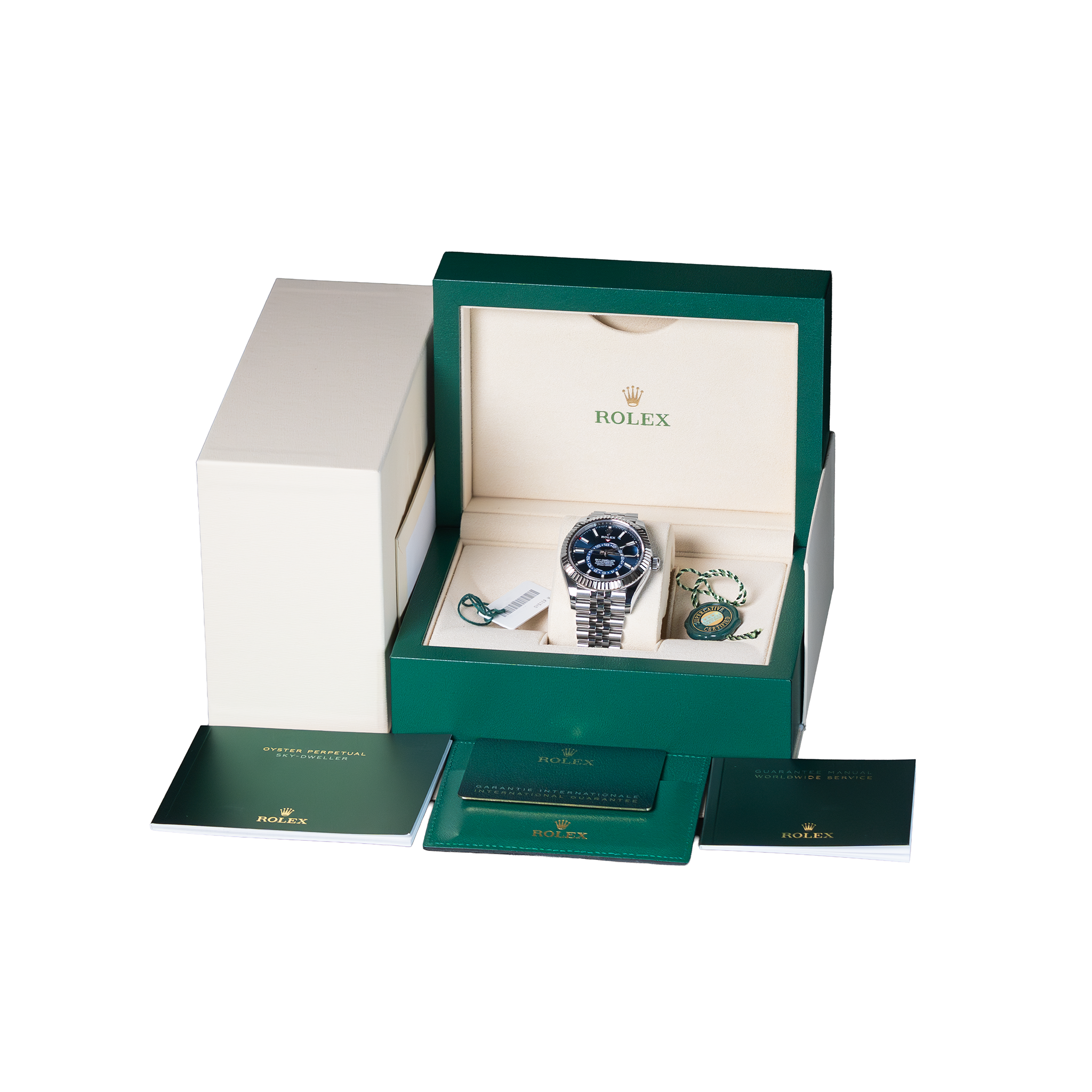 Rolex Sky-Dweller Jubilee 326934 Bright Blue Dial