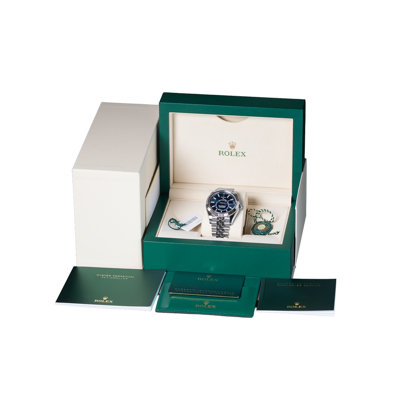 Rolex Sky-Dweller Jubilee 326934 Bright Blue Dial