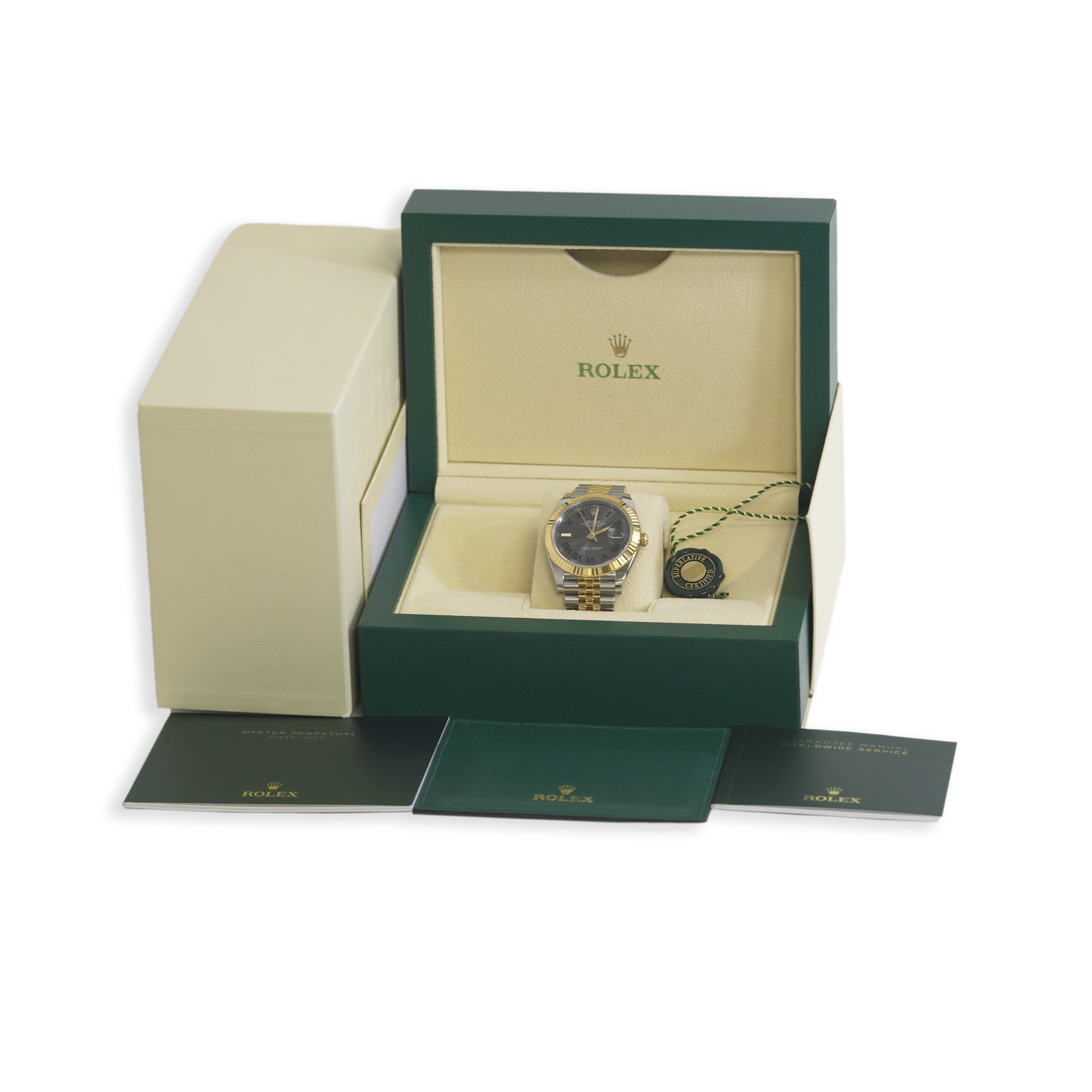 Rolex Datejust 126333 Oystersteel Yellow Gold 'Slate Gray Dial' Jubilee bracelet
