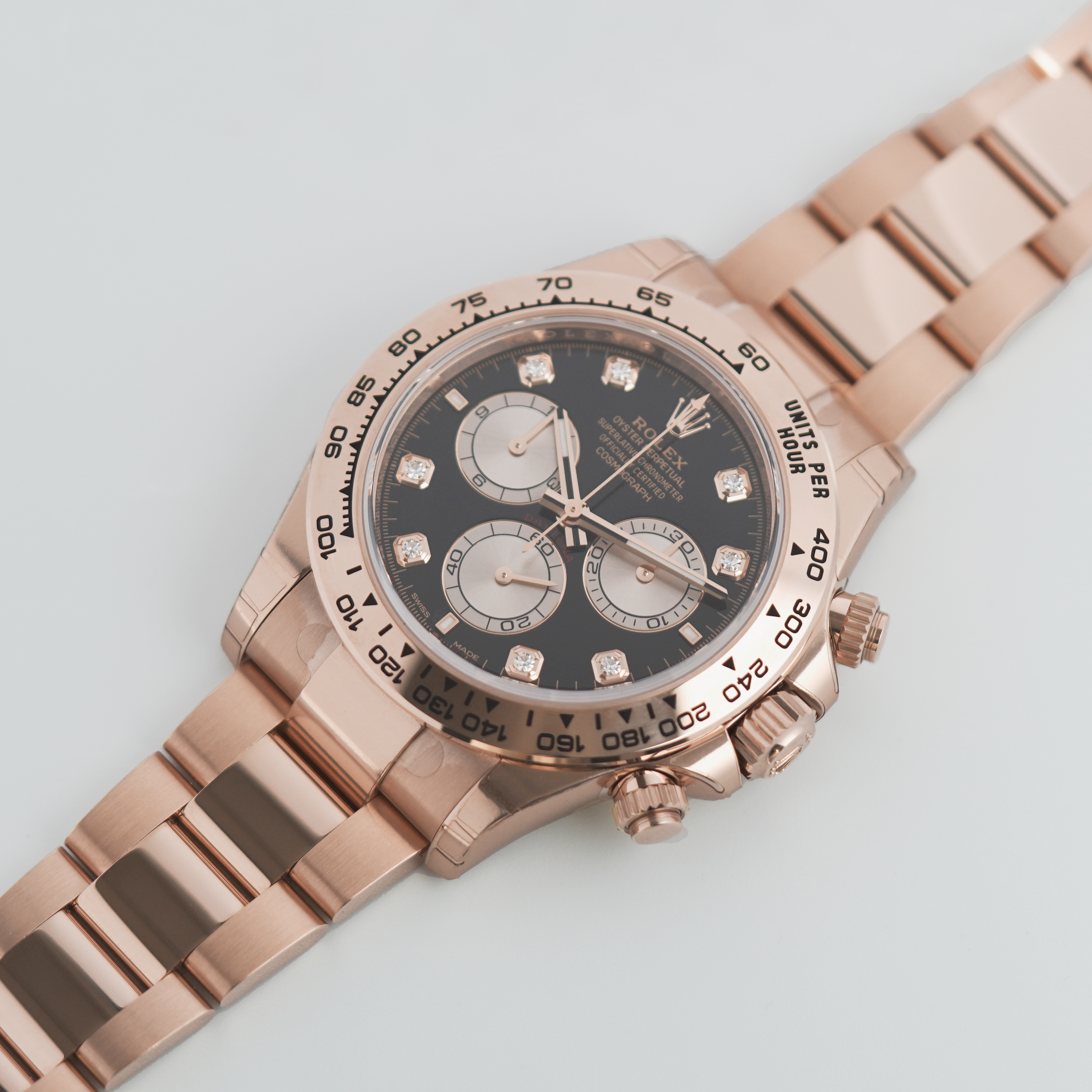 Rolex Cosmopgraph Daytona 126505 'Black Dial' with diamonds