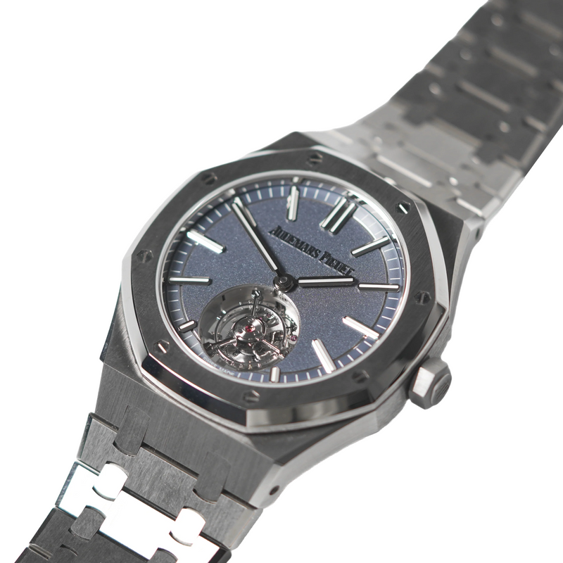 Audemars Piguet Royal Oak Tourbillon 26730TI Titanium/Blue Dial - 41mm